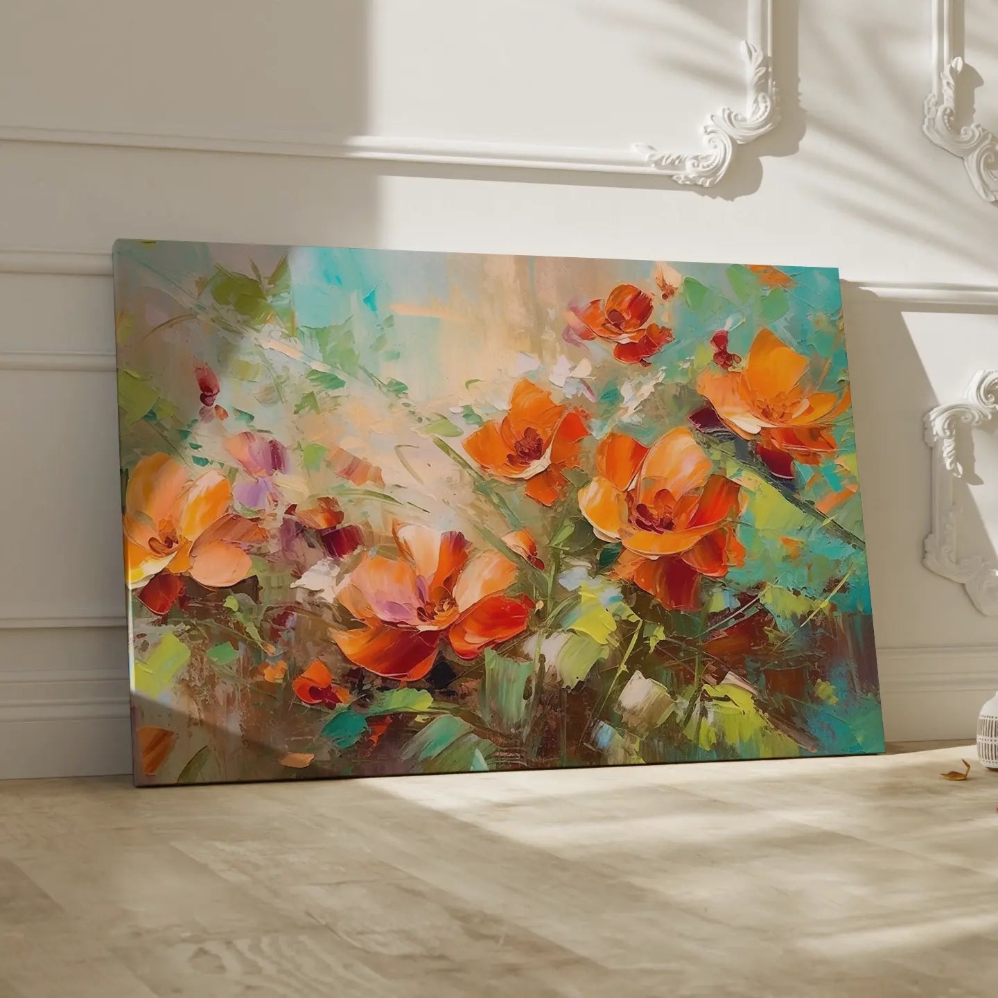 Floral Canvas Wall Art SAD708 - Posters, Prints, & Visual Artwork