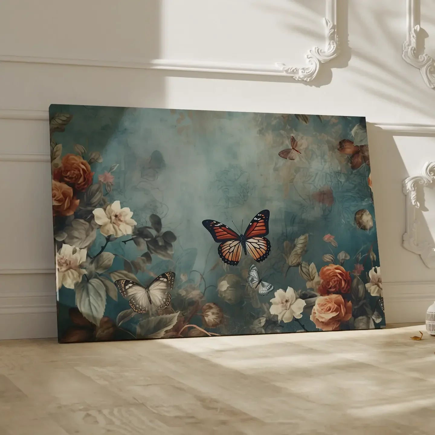 Floral Canvas Wall Art SAD657 - Posters, Prints, & Visual Artwork