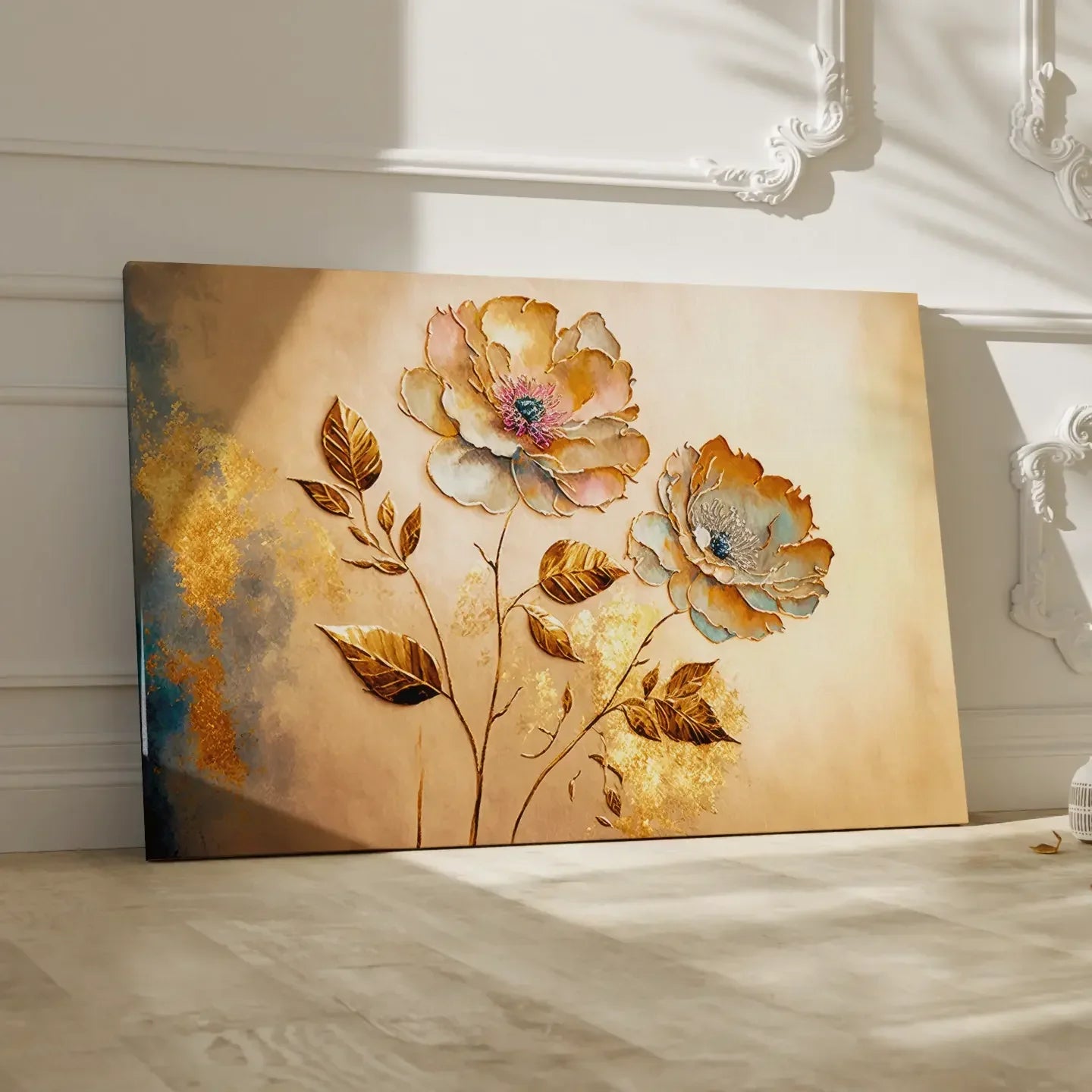 Floral Canvas Wall Art SAD558 - Posters, Prints, & Visual Artwork