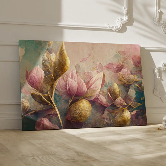 Floral Canvas Wall Art SAD566 - Posters, Prints, & Visual Artwork