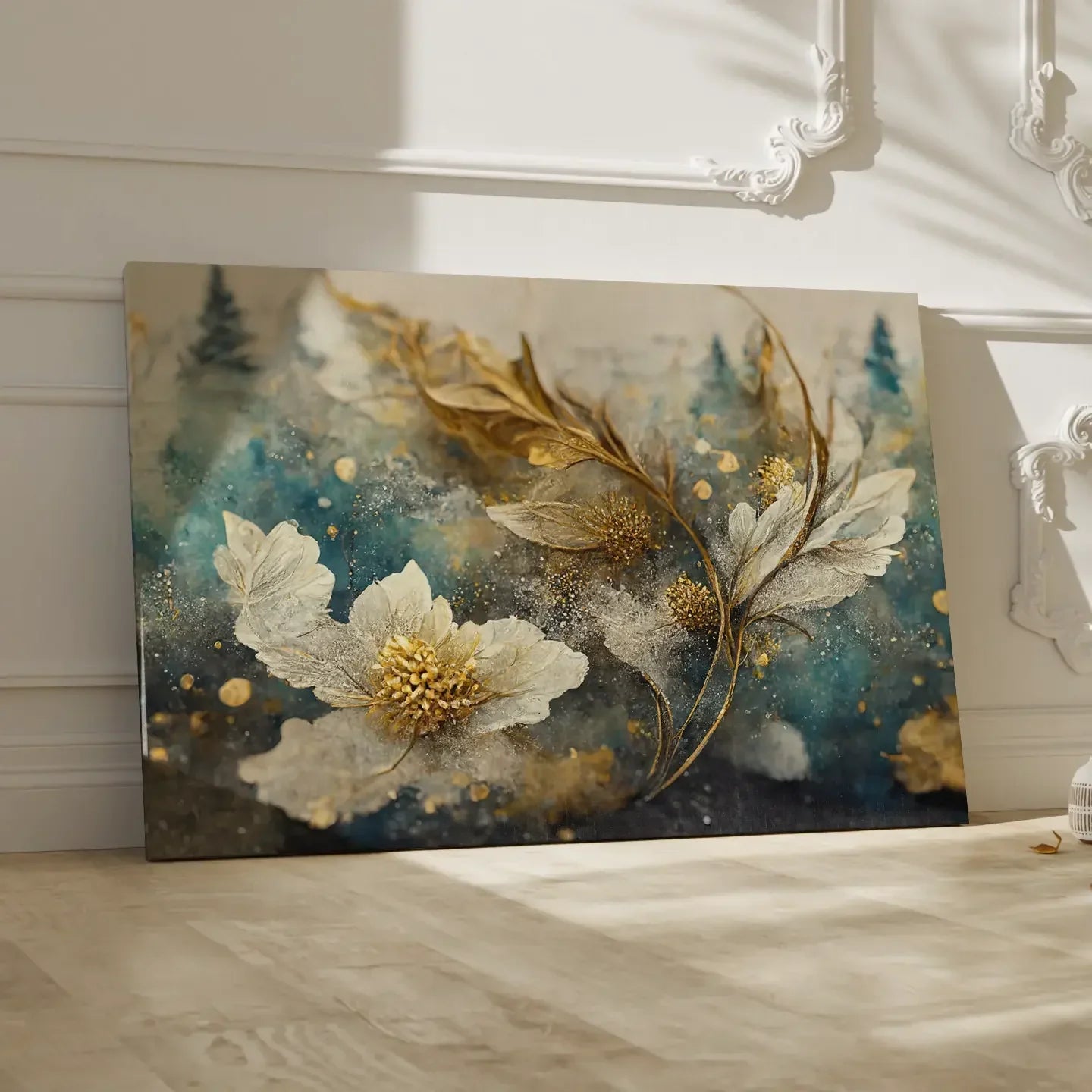 Floral Canvas Wall Art SAD717 - Posters, Prints, & Visual Artwork