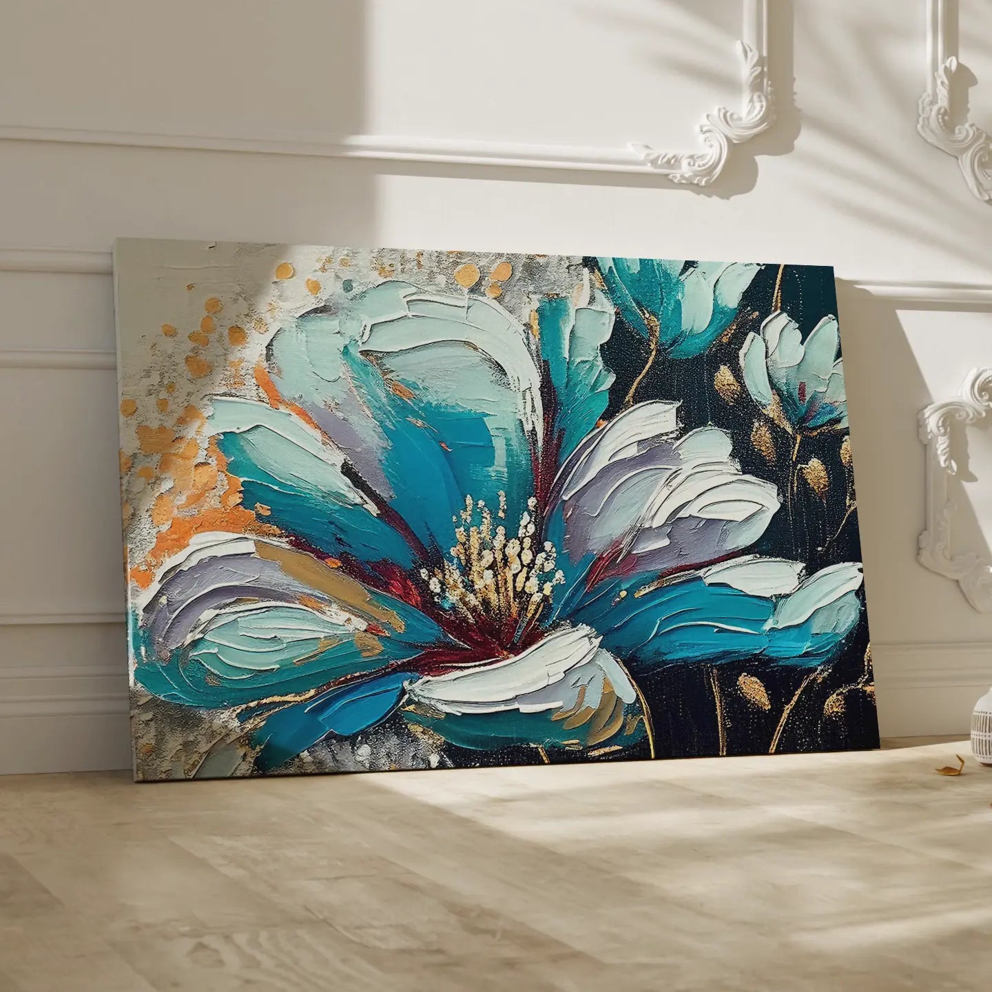 Floral Canvas Wall Art SAD736 - Posters, Prints, & Visual Artwork