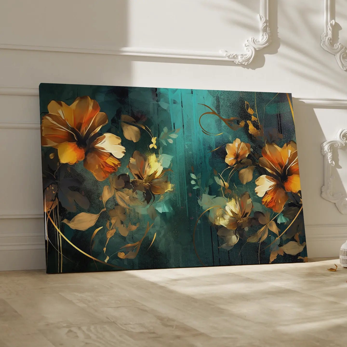 Floral Canvas Wall Art SAD700 - Posters, Prints, & Visual Artwork