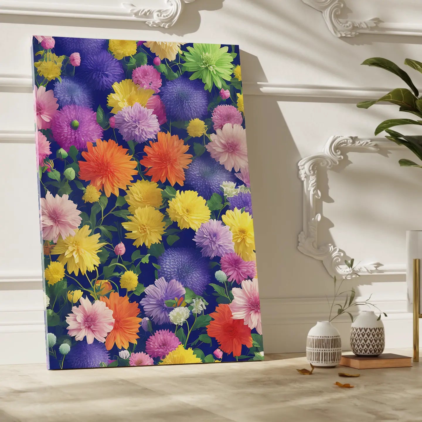 Floral Canvas Wall Art SAD898 - Posters, Prints, & Visual Artwork