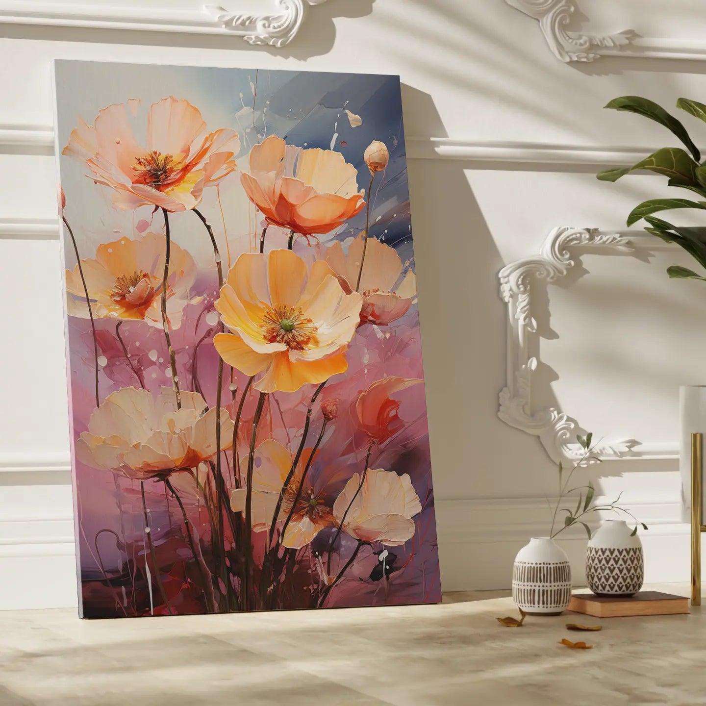 Floral Canvas Wall Art SAD920 - Posters, Prints, & Visual Artwork