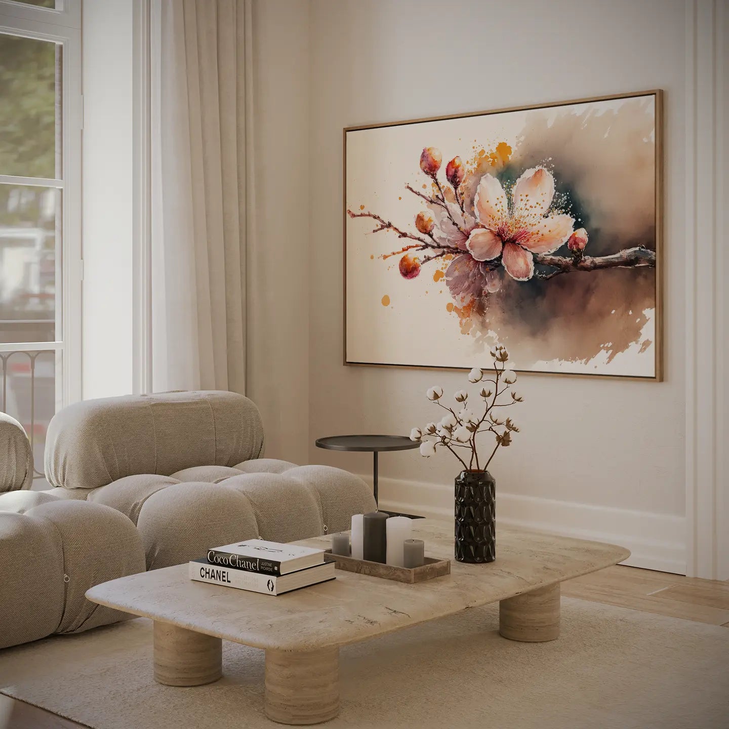 Floral Canvas Wall Art SAD743 - Posters, Prints, & Visual Artwork