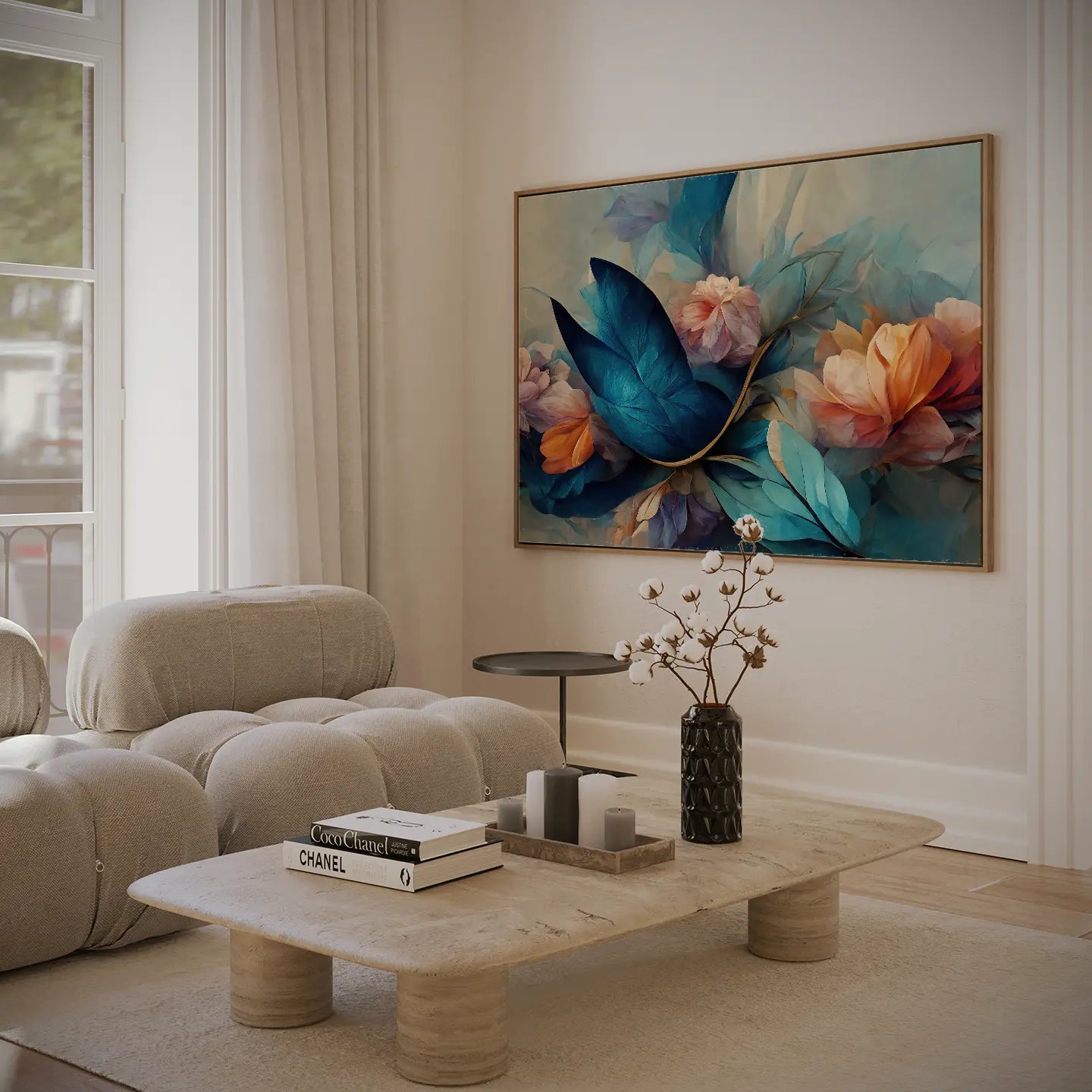 Floral Canvas Wall Art SAD1731 - Posters, Prints, & Visual Artwork