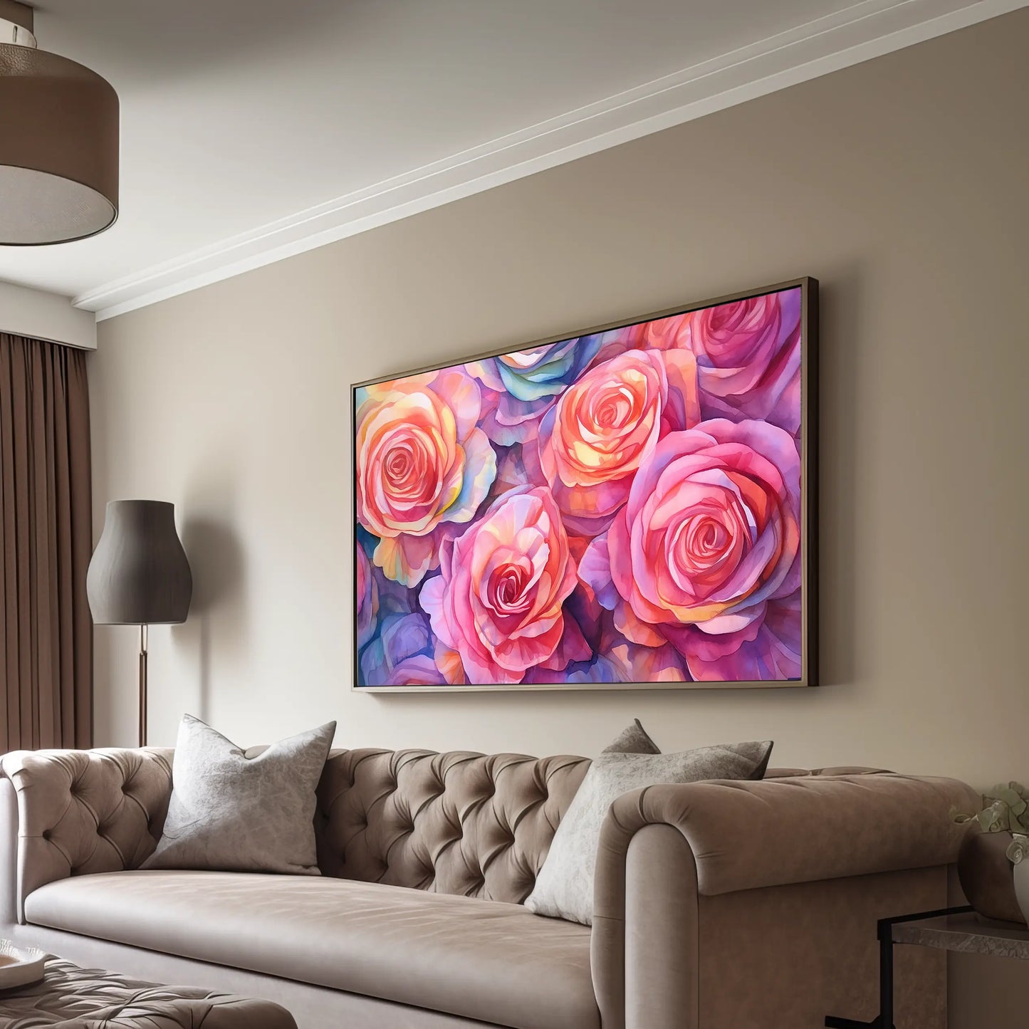 Floral Canvas Wall Art SAD731 - Posters, Prints, & Visual Artwork