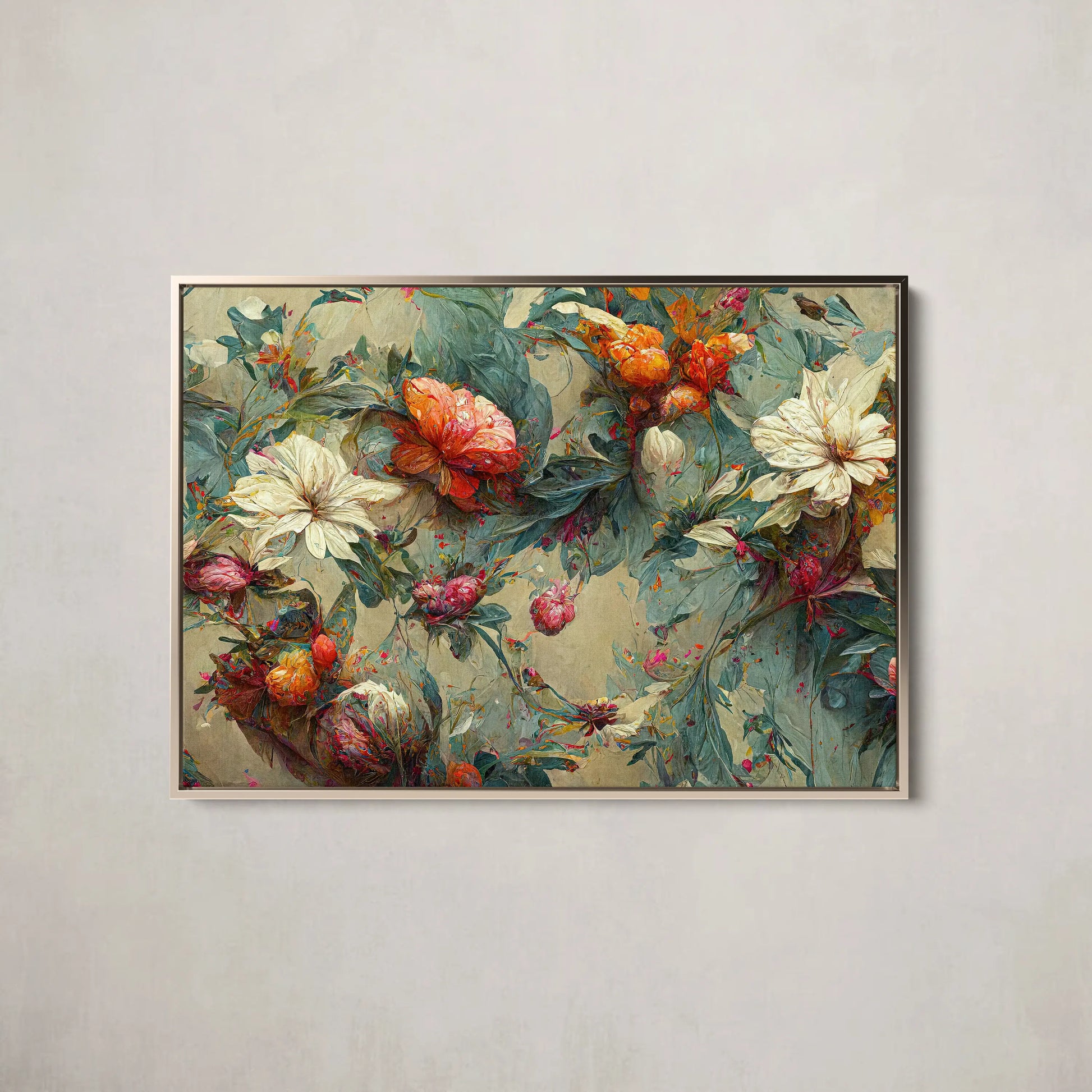 Floral Canvas Wall Art SAD699 - Posters, Prints, & Visual Artwork