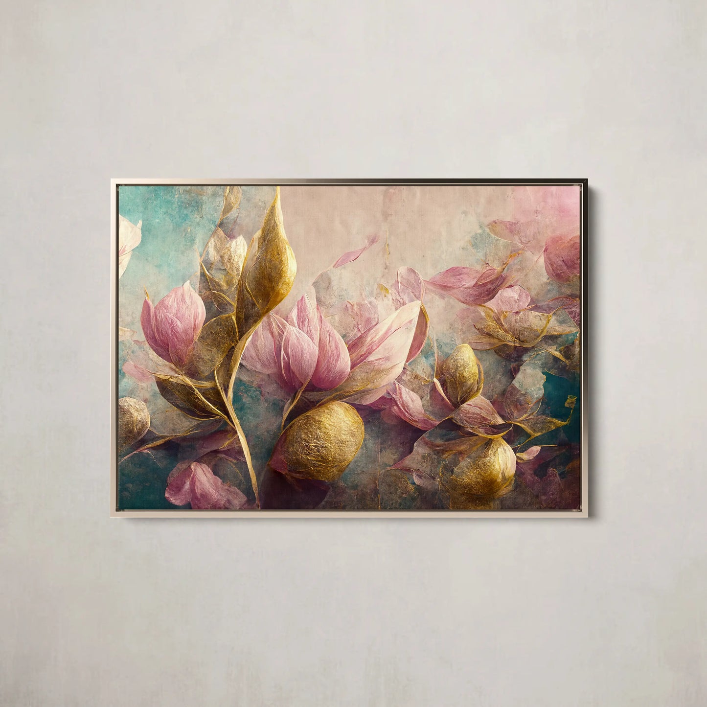 Floral Canvas Wall Art SAD566 - Posters, Prints, & Visual Artwork