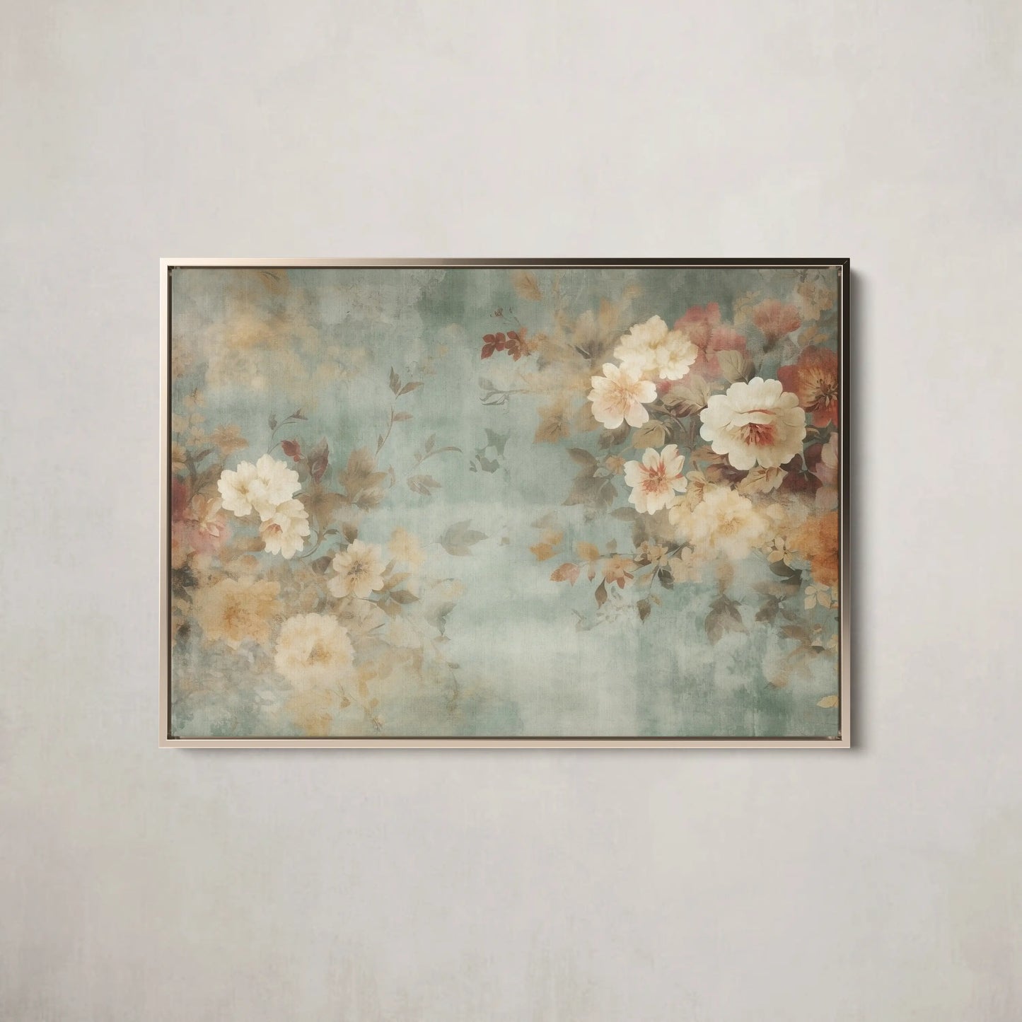 Floral Canvas Wall Art SAD583 - Posters, Prints, & Visual Artwork