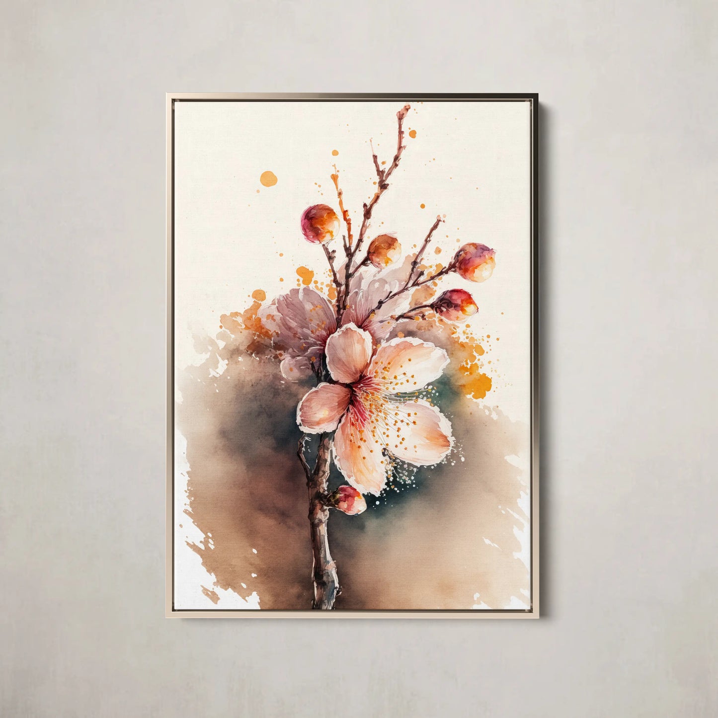 Floral Canvas Wall Art SAD743 - Posters, Prints, & Visual Artwork