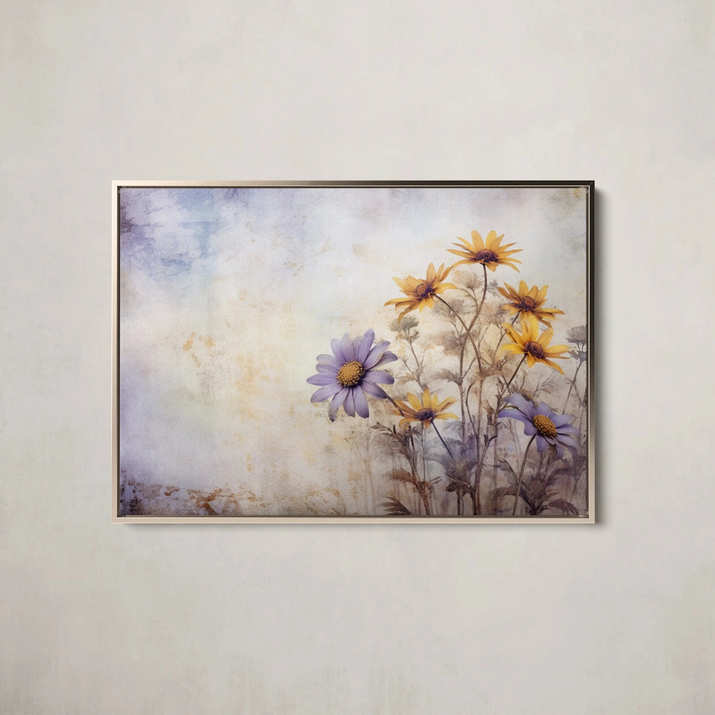 Floral Canvas Wall Art SAD581 - Posters, Prints, & Visual Artwork