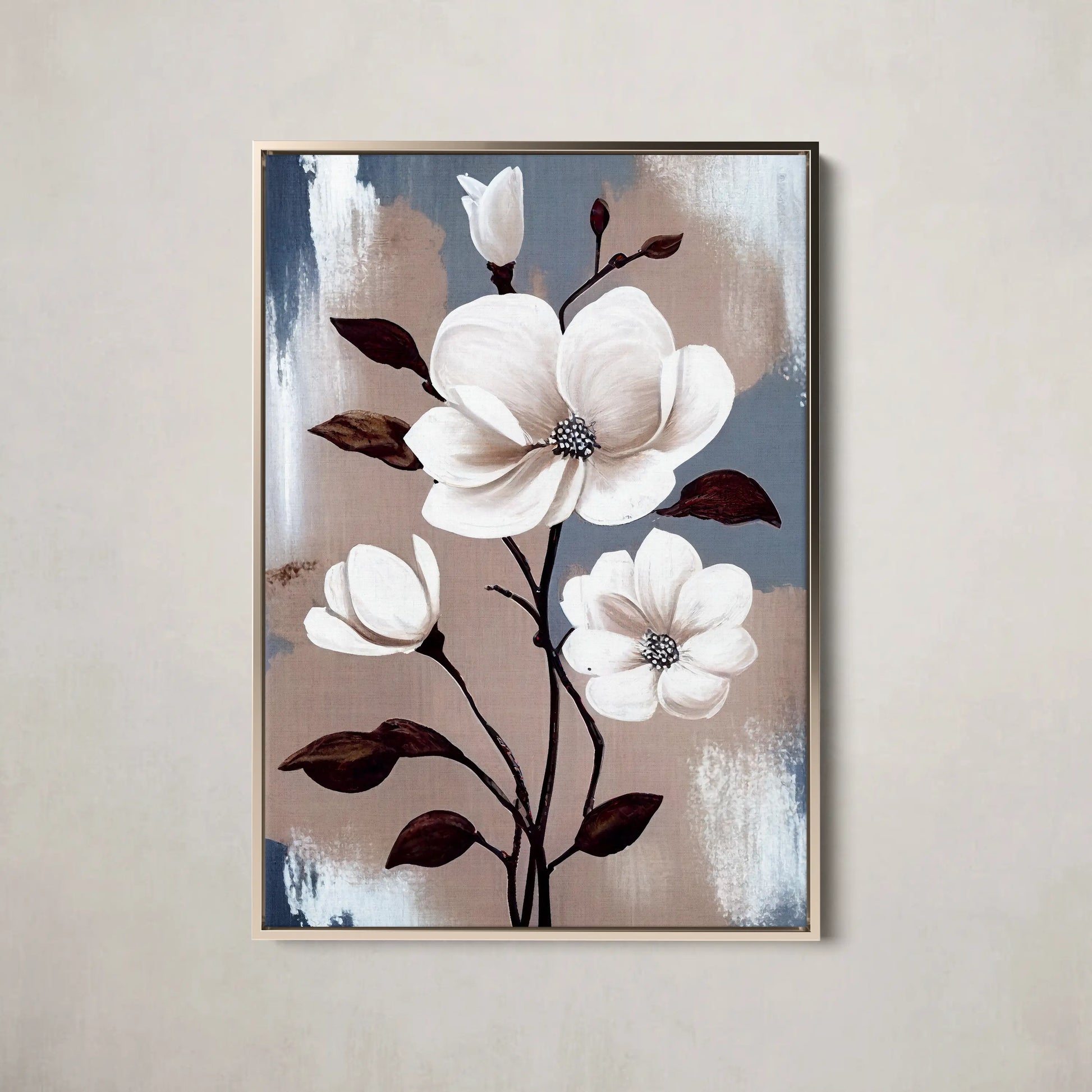 Floral Canvas Wall Art SAD932 - Posters, Prints, & Visual Artwork