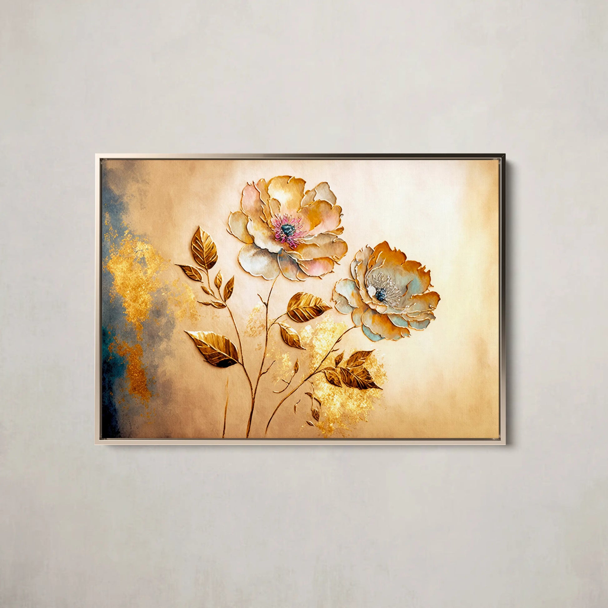 Floral Canvas Wall Art SAD558 - Posters, Prints, & Visual Artwork