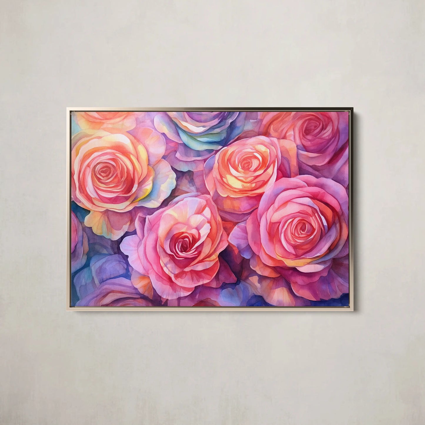 Floral Canvas Wall Art SAD731 - Posters, Prints, & Visual Artwork