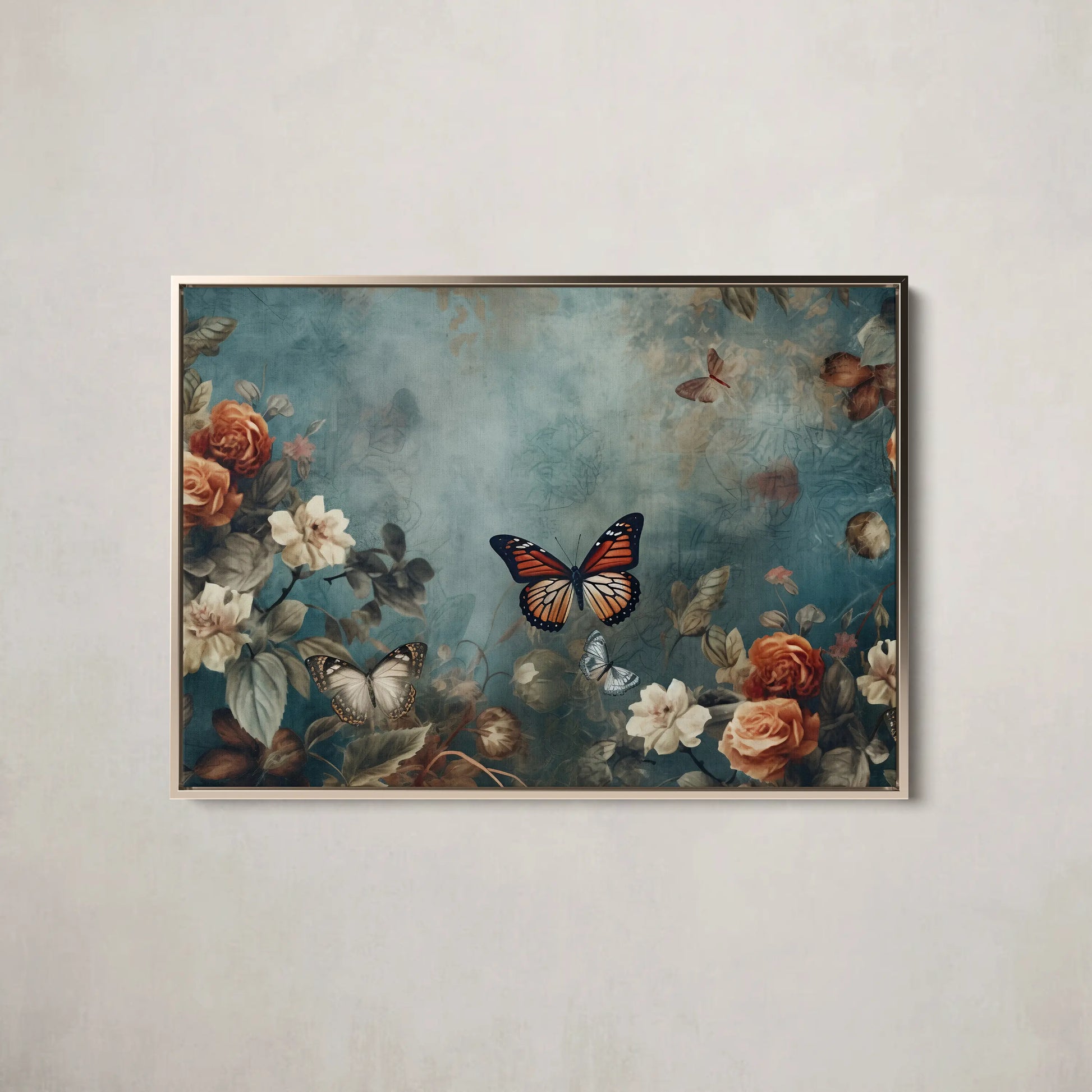 Floral Canvas Wall Art SAD657 - Posters, Prints, & Visual Artwork