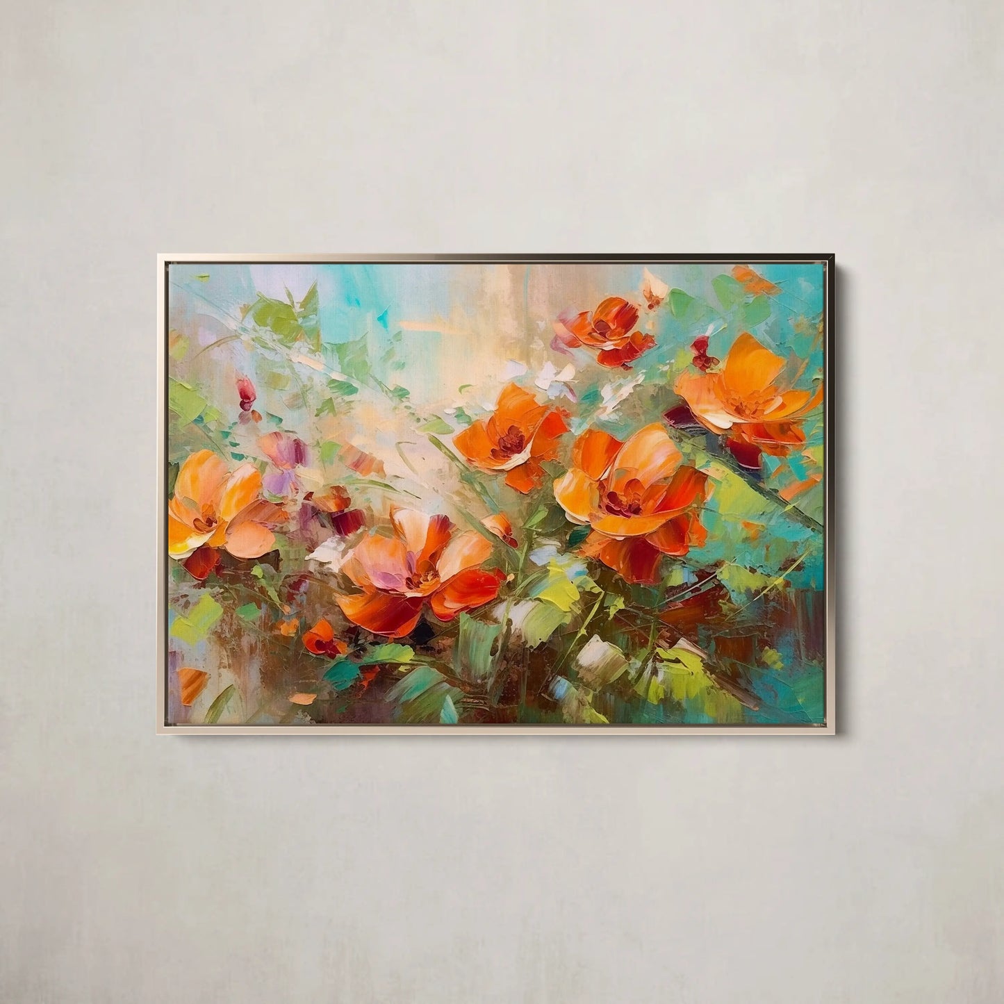 Floral Canvas Wall Art SAD708 - Posters, Prints, & Visual Artwork