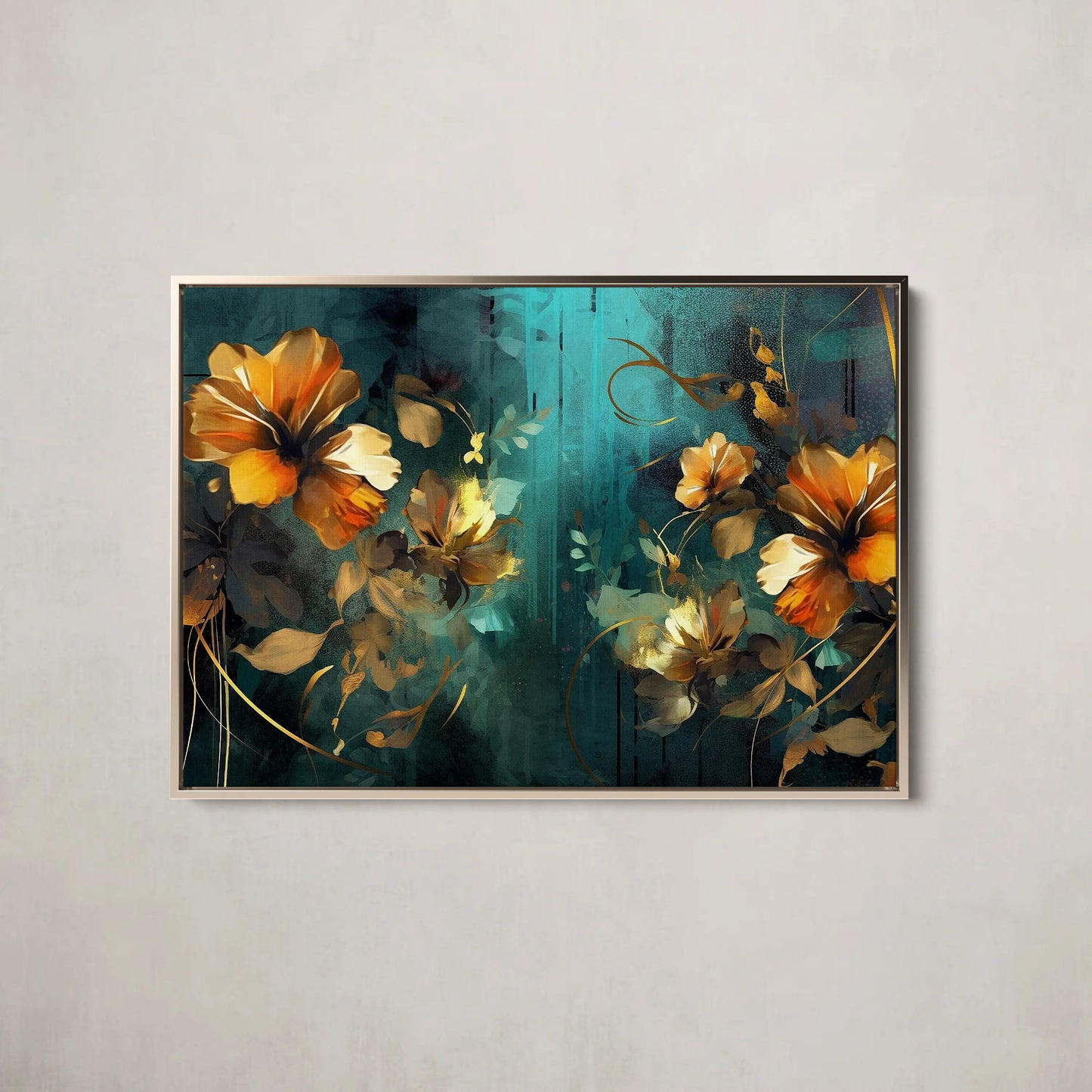 Floral Canvas Wall Art SAD700 - Posters, Prints, & Visual Artwork