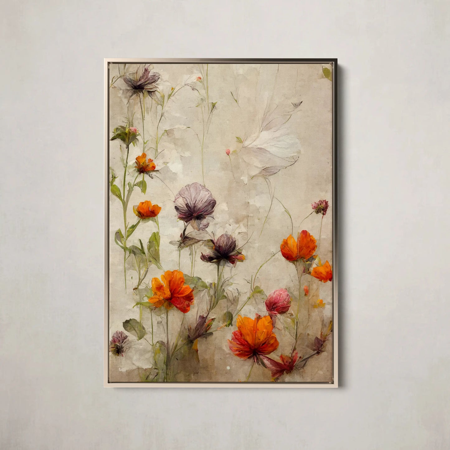 Floral Canvas Wall Art SAD883 - Posters, Prints, & Visual Artwork