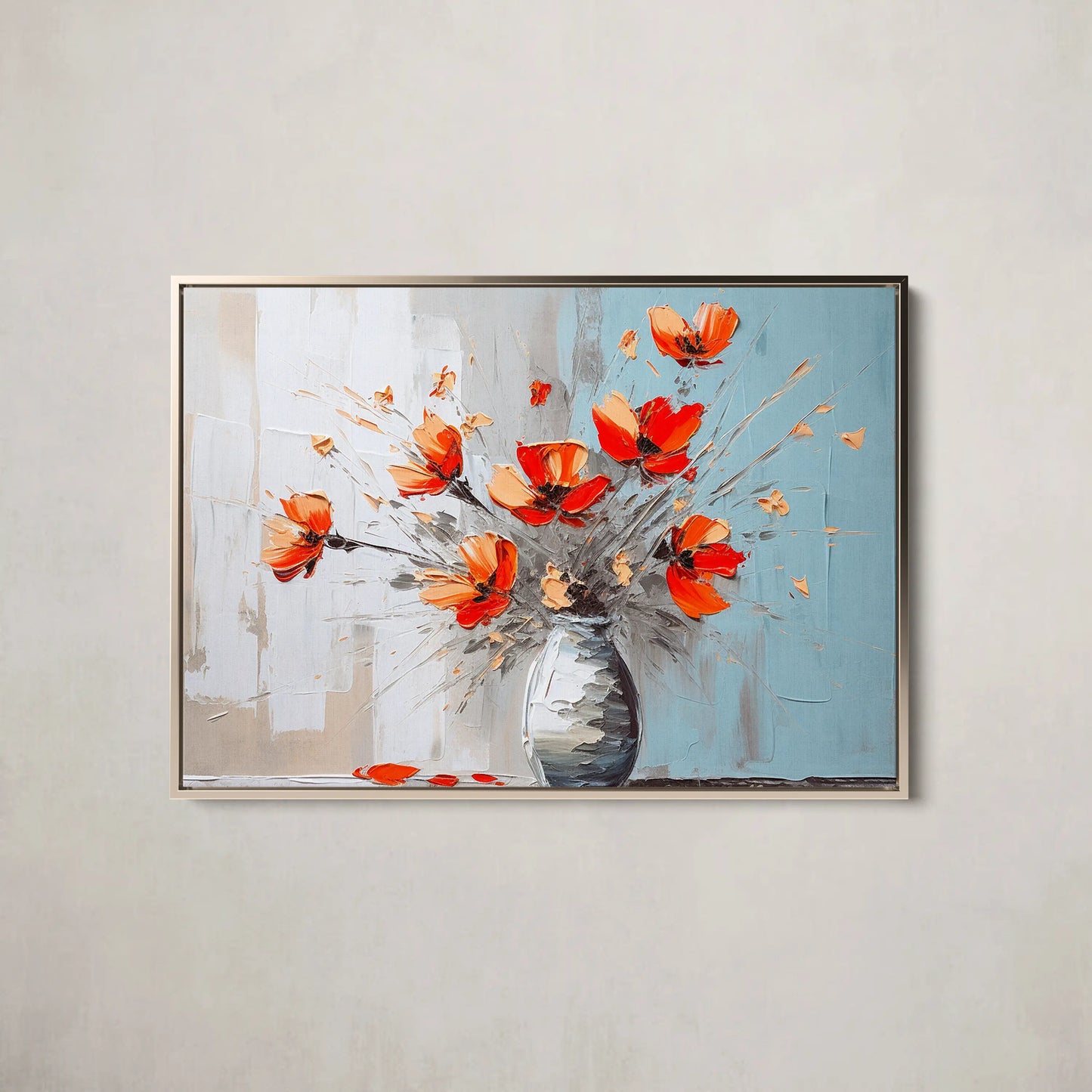 Floral Canvas Wall Art SAD713 - Posters, Prints, & Visual Artwork