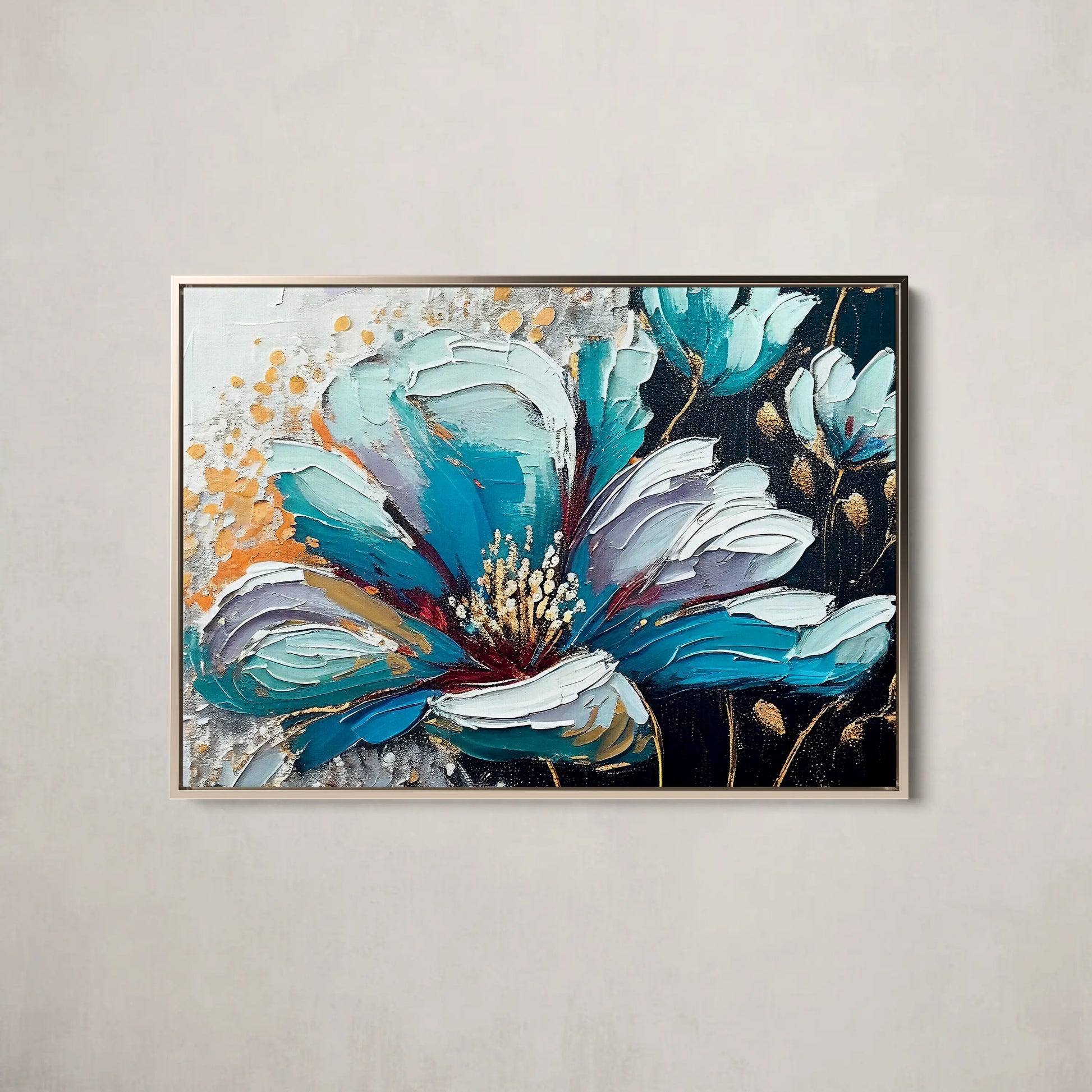 Floral Canvas Wall Art SAD736 - Posters, Prints, & Visual Artwork