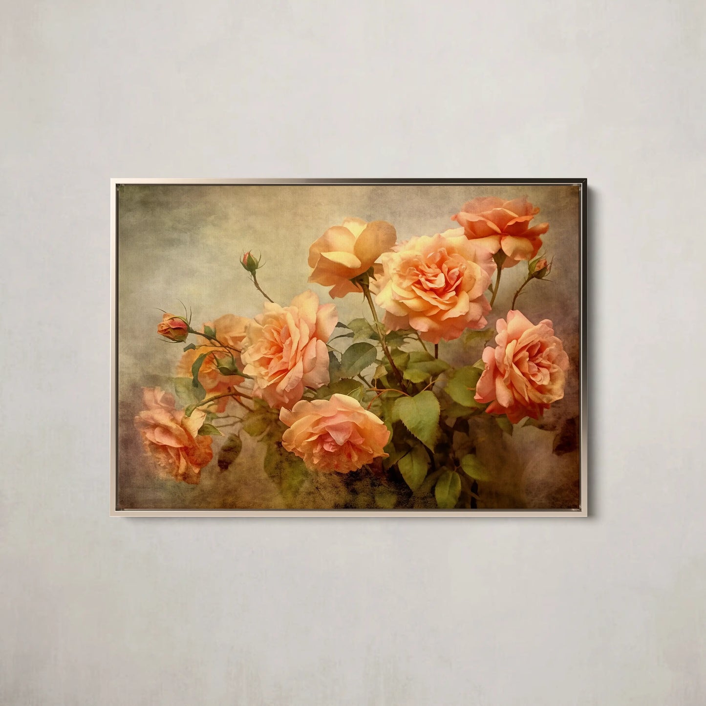 Floral Canvas Wall Art SAD565 - Posters, Prints, & Visual Artwork