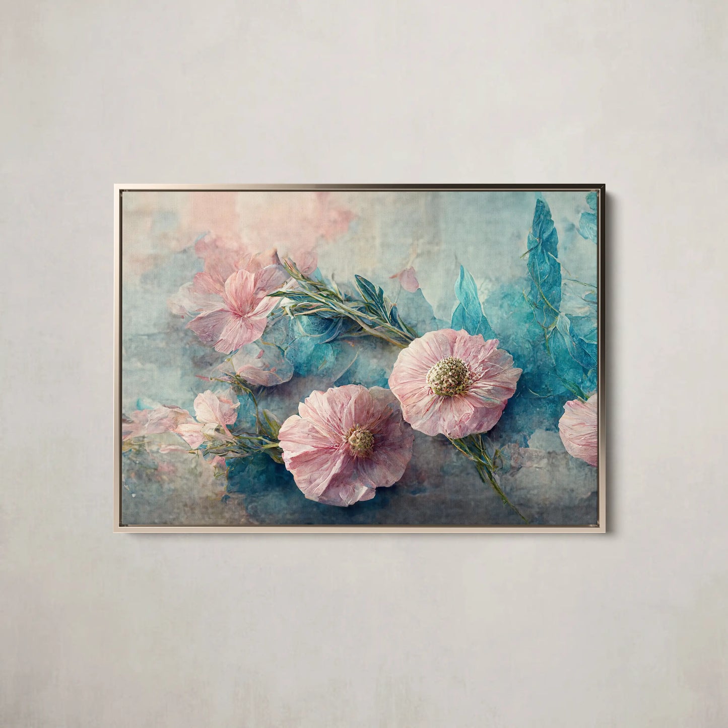 Floral Canvas Wall Art SAD579 - Posters, Prints, & Visual Artwork