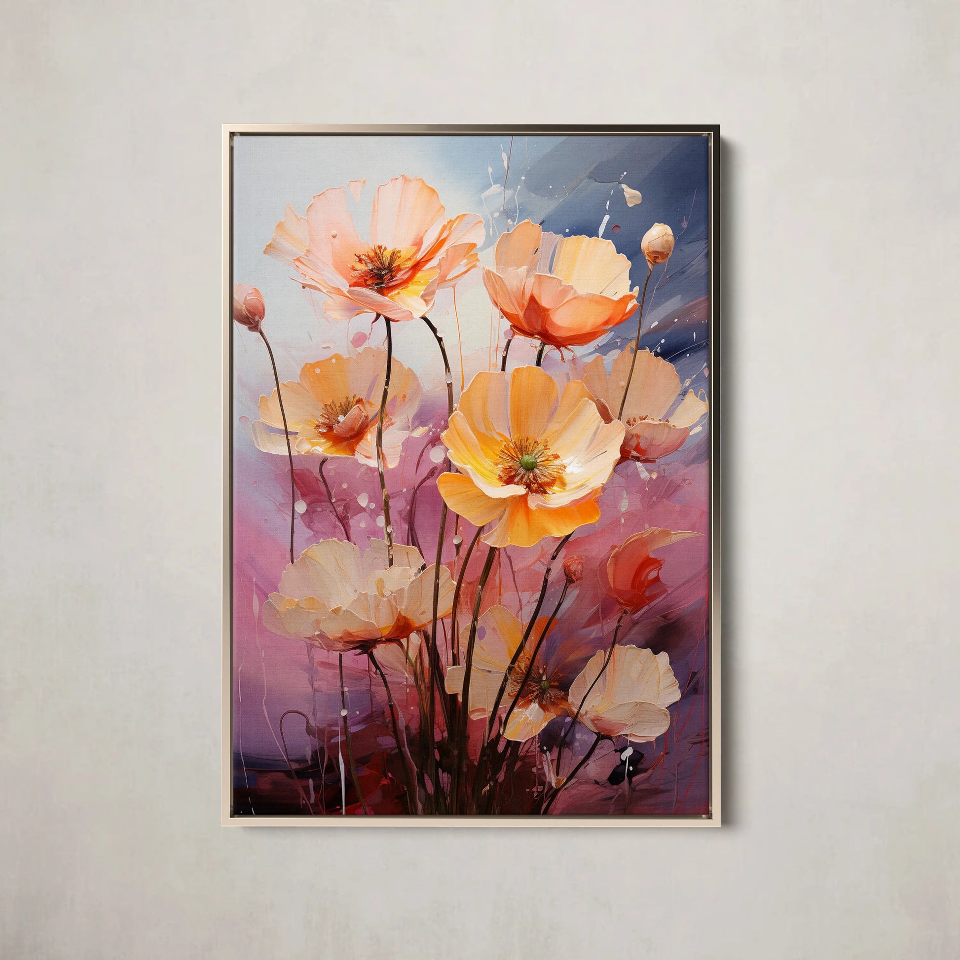 Floral Canvas Wall Art SAD920 - Posters, Prints, & Visual Artwork