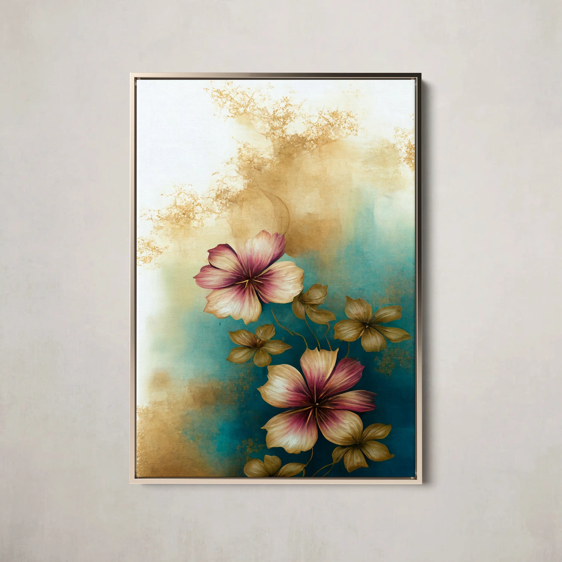 Floral Canvas Wall Art SAD1667 - Posters, Prints, & Visual Artwork