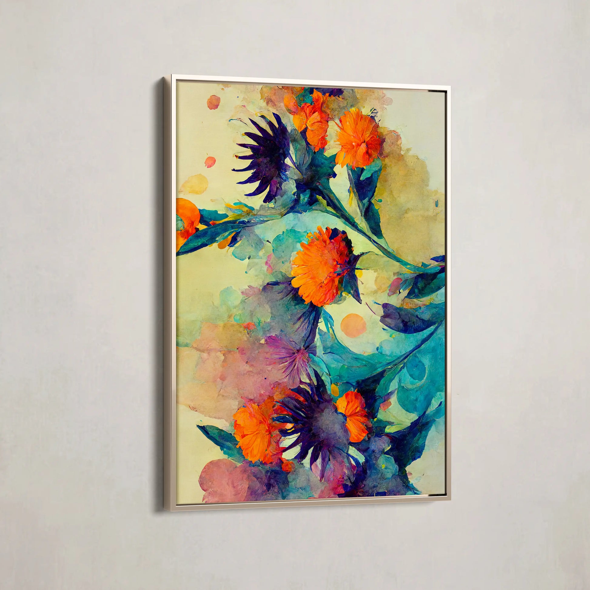 Floral Canvas Wall Art SAD730 - Posters, Prints, & Visual Artwork