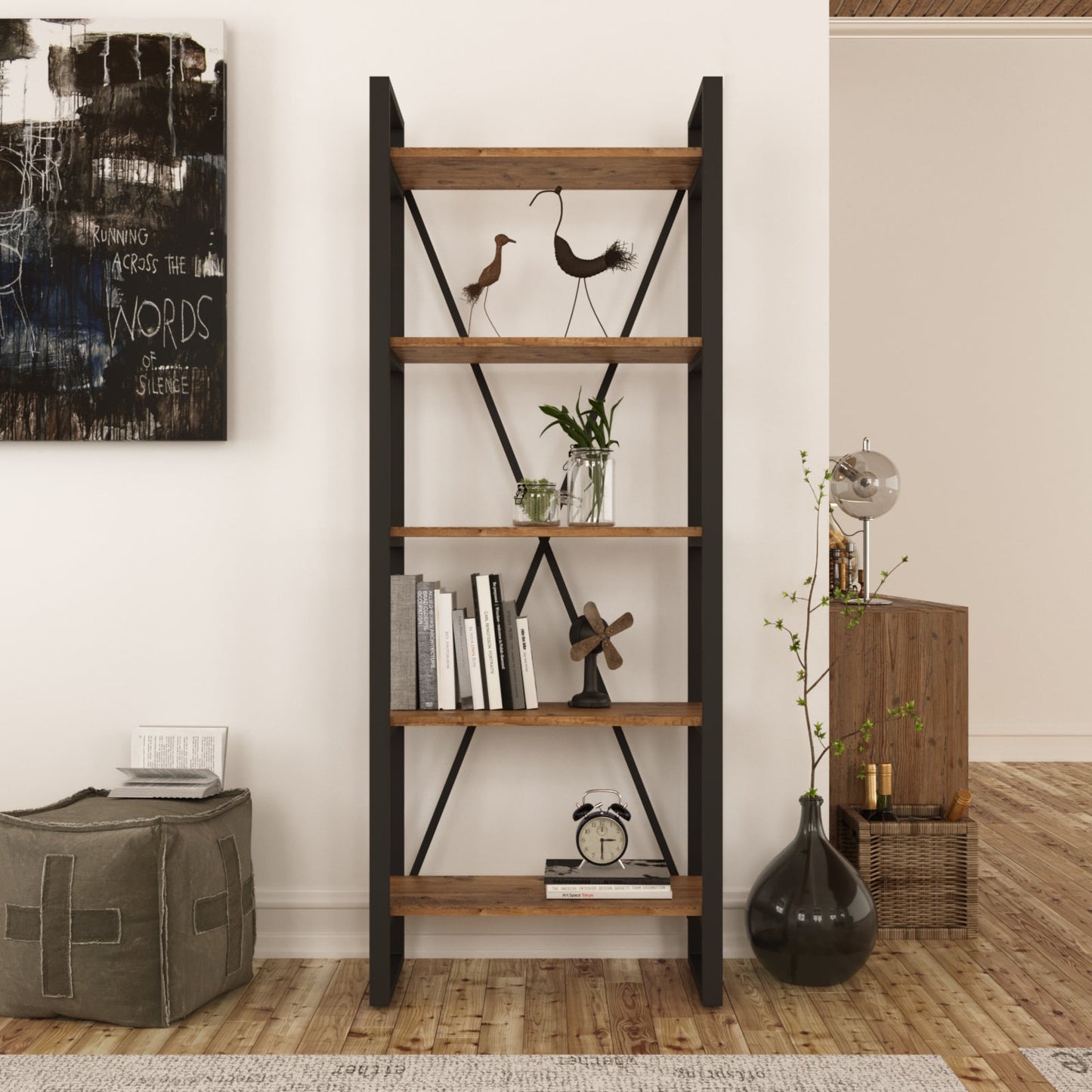 مكتبة ڤوياج- L - Shelving