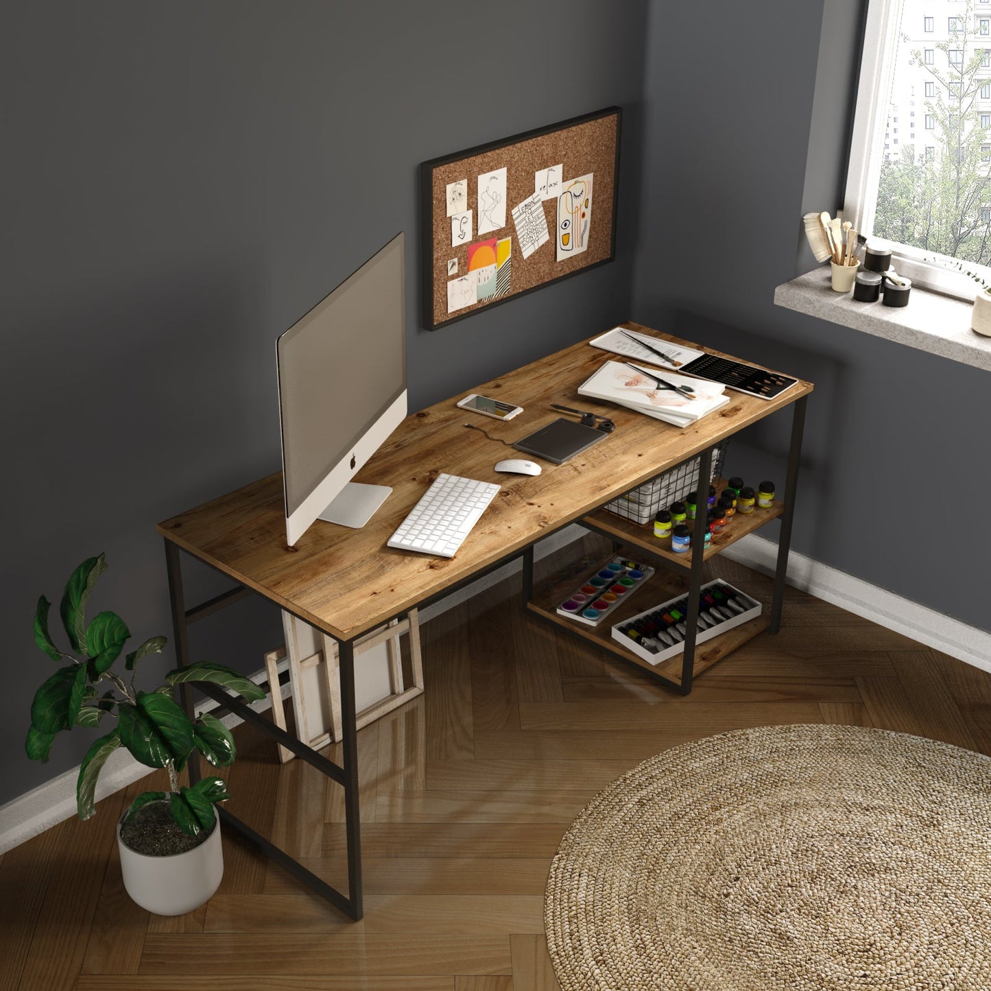 مكتب ڤوياج - 2XL-Shelf R - desks