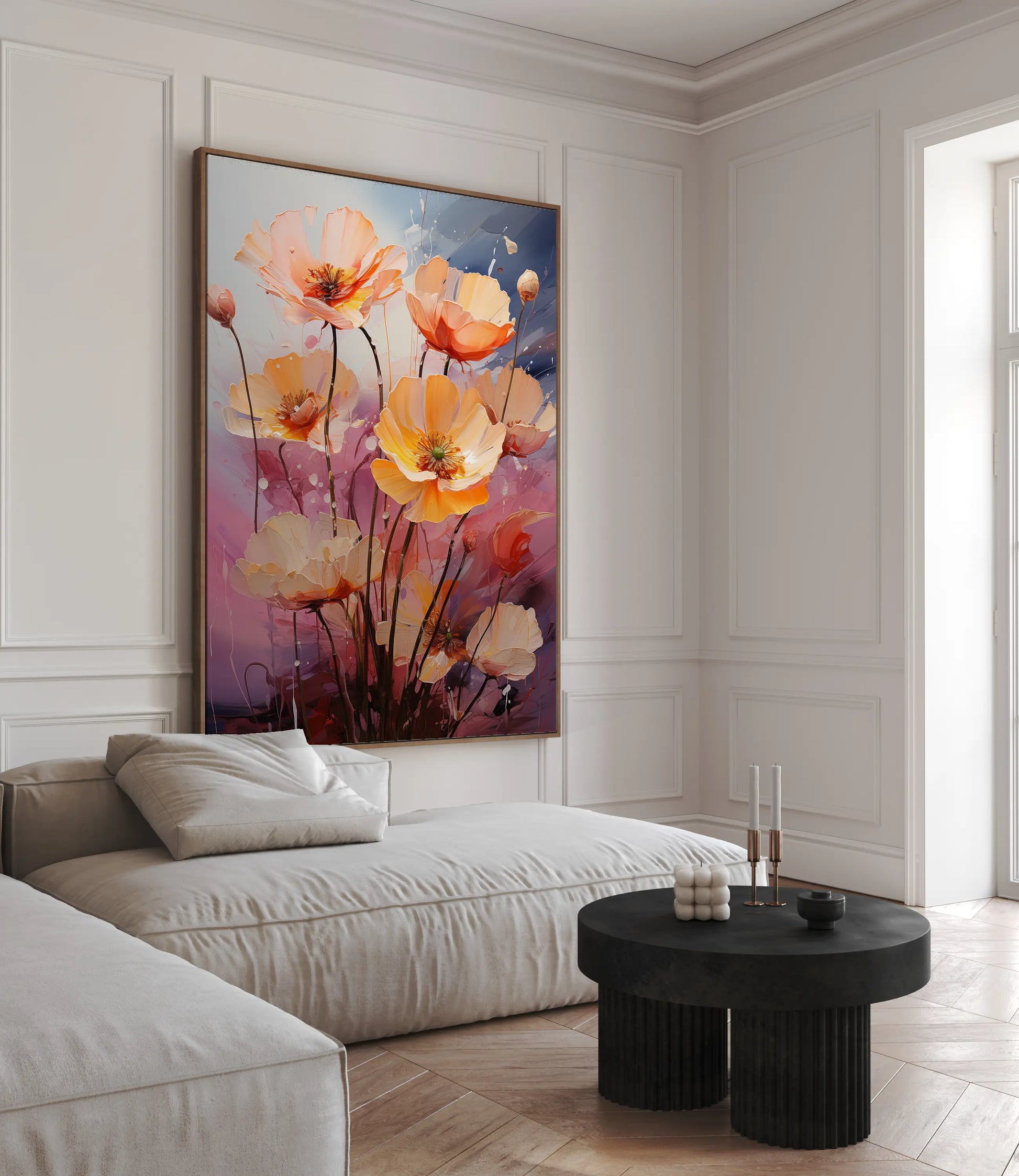 Floral Canvas Wall Art SAD920 - Posters, Prints, & Visual Artwork