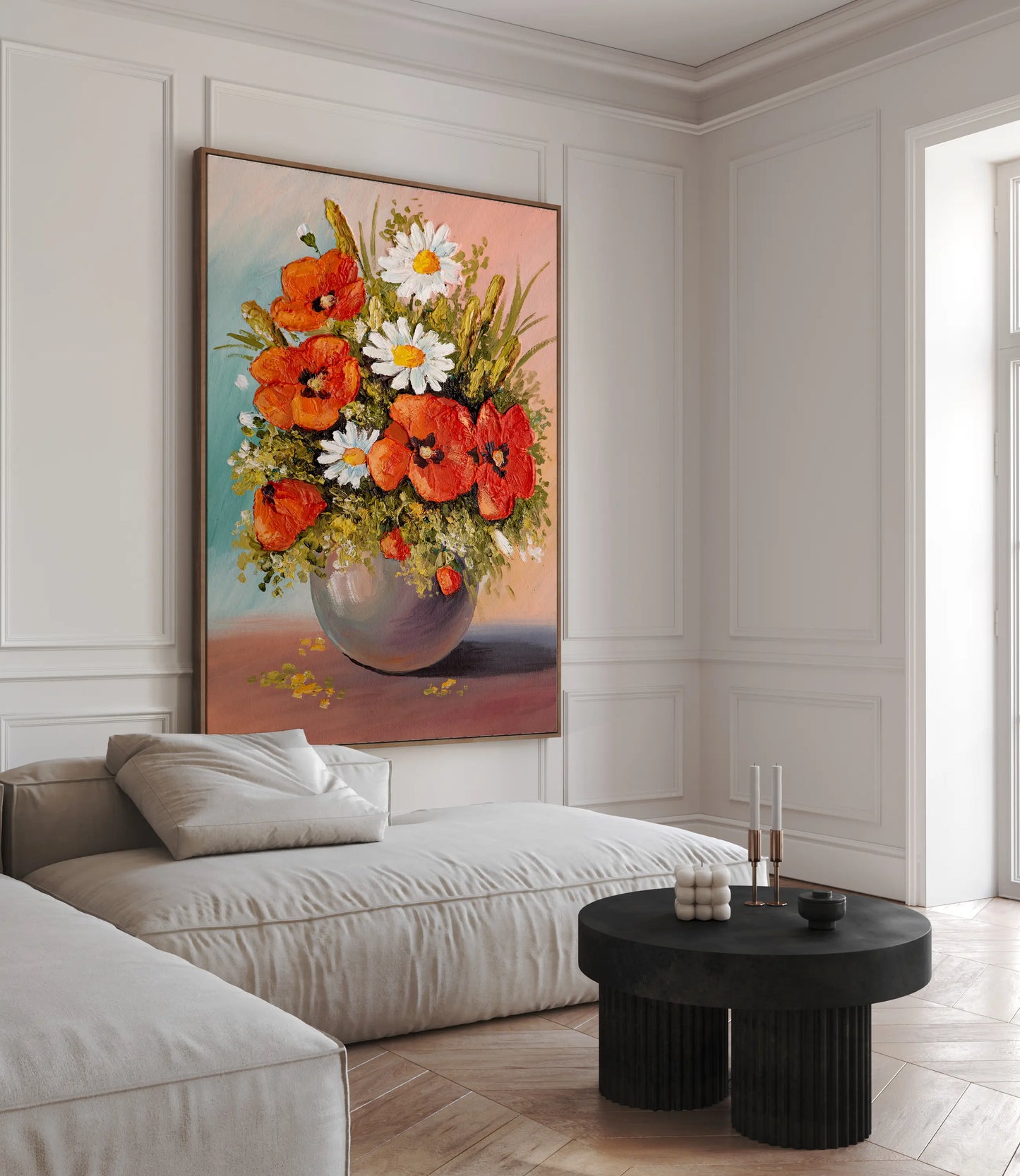 Floral Canvas Wall Art SAD966 - Posters, Prints, & Visual Artwork