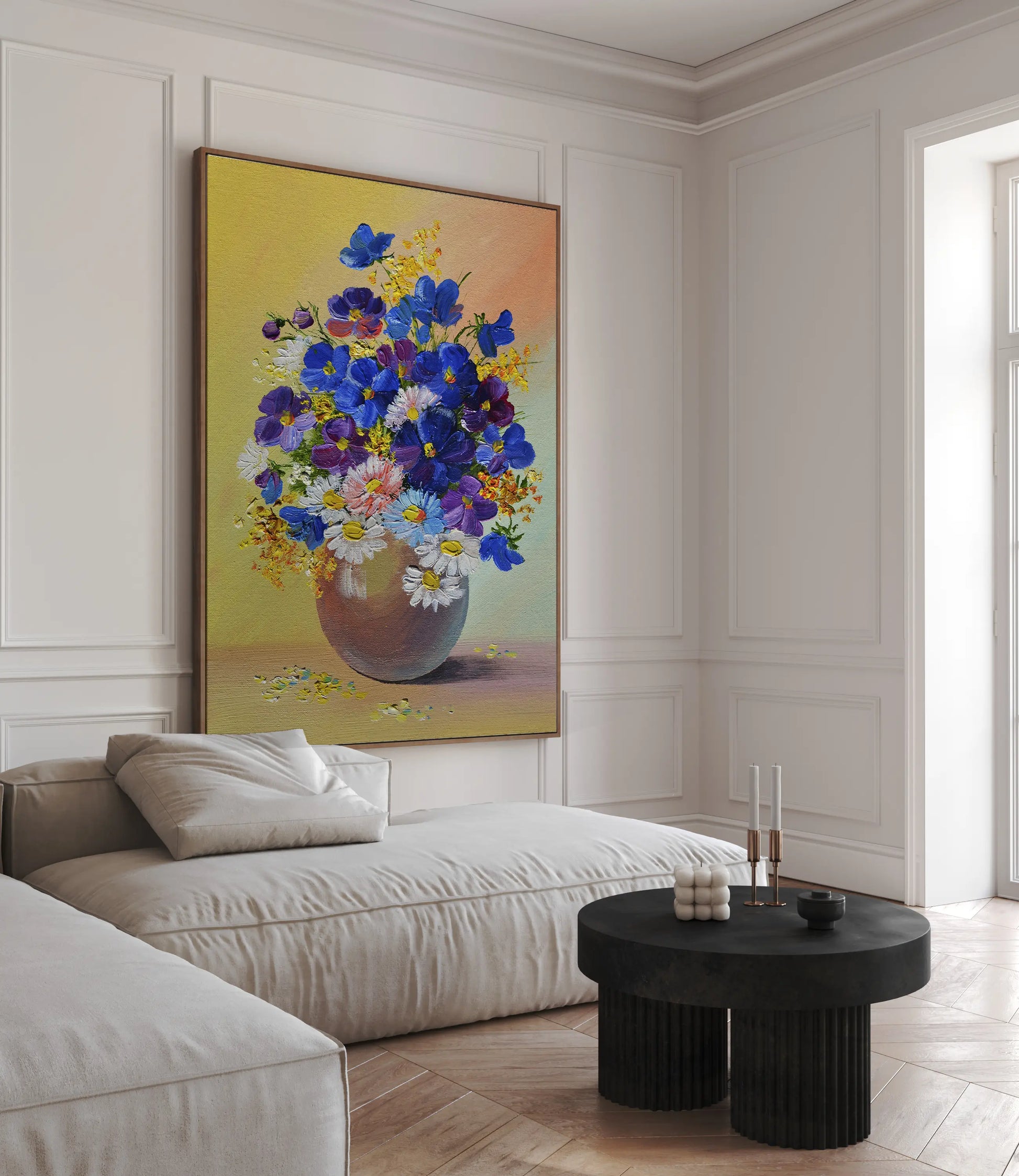 Floral Canvas Wall Art SAD953 - Posters, Prints, & Visual Artwork