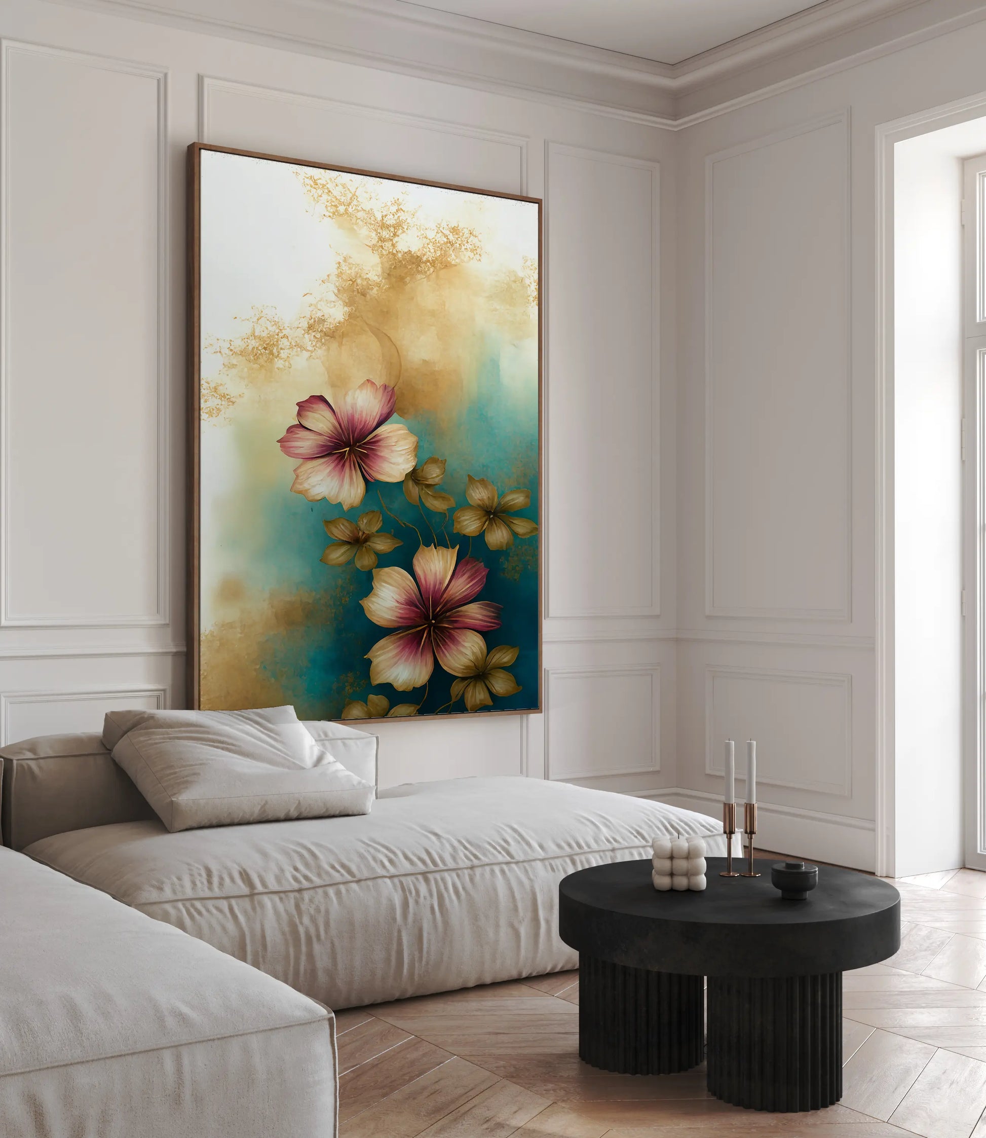 Floral Canvas Wall Art SAD1667 - Posters, Prints, & Visual Artwork