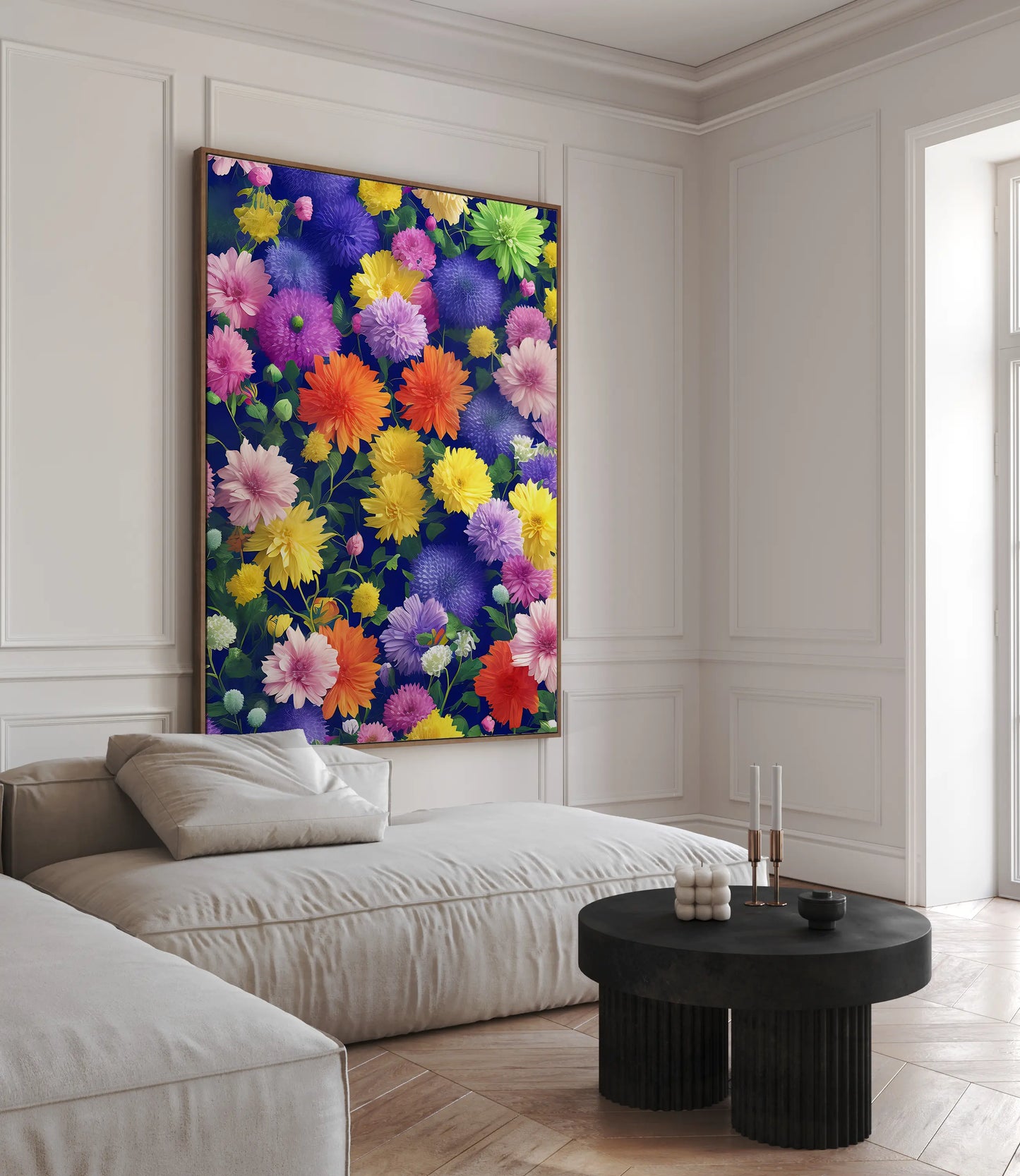 Floral Canvas Wall Art SAD898 - Posters, Prints, & Visual Artwork