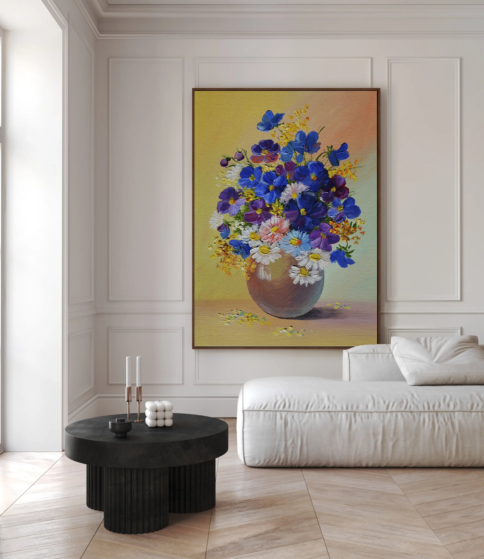 Floral Canvas Wall Art SAD953 - Posters, Prints, & Visual Artwork