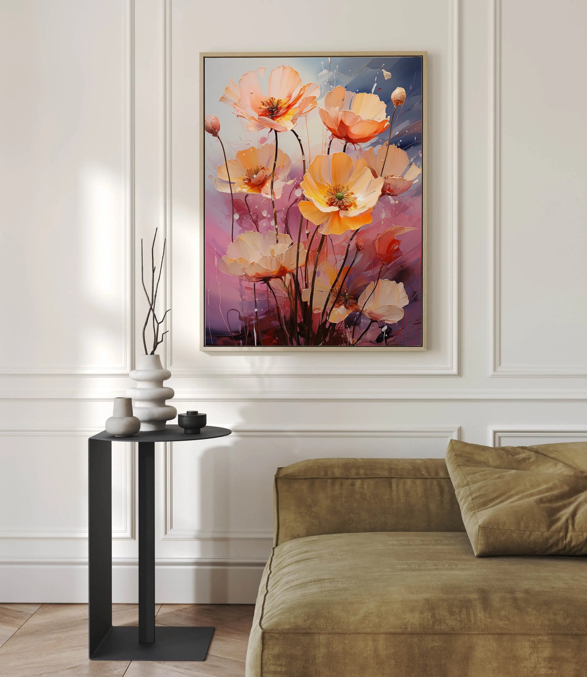 Floral Canvas Wall Art SAD920 - Posters, Prints, & Visual Artwork