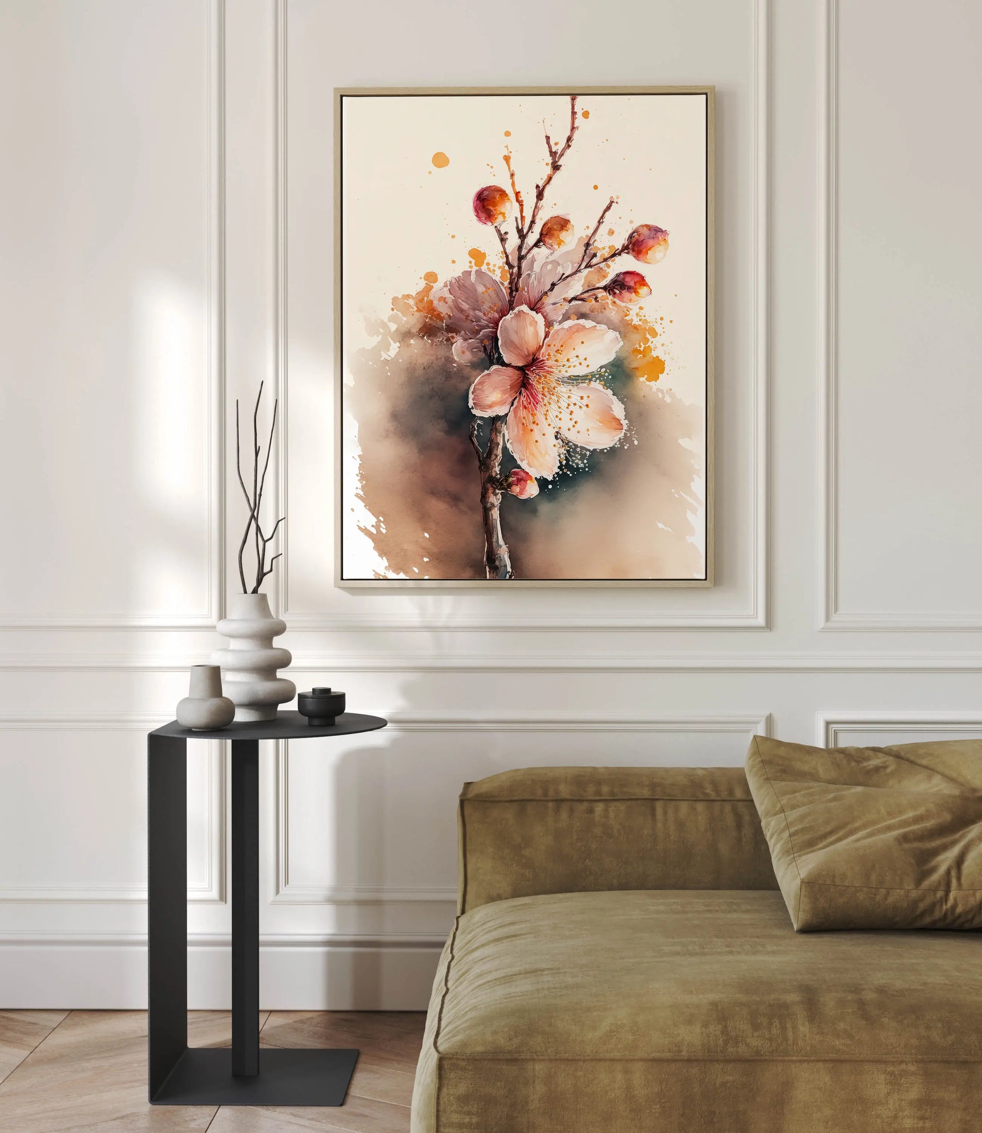 Floral Canvas Wall Art SAD743 - Posters, Prints, & Visual Artwork