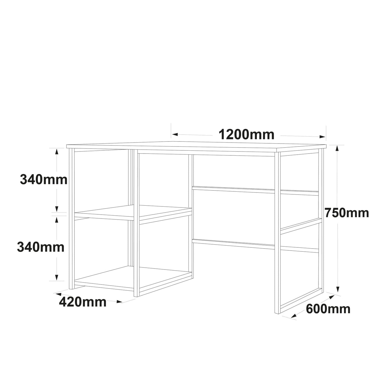 مكتب ڤوياج - L-Shelfs L - desks