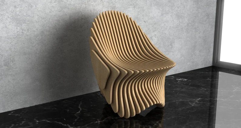 Bulky Chair - Wooden Chair