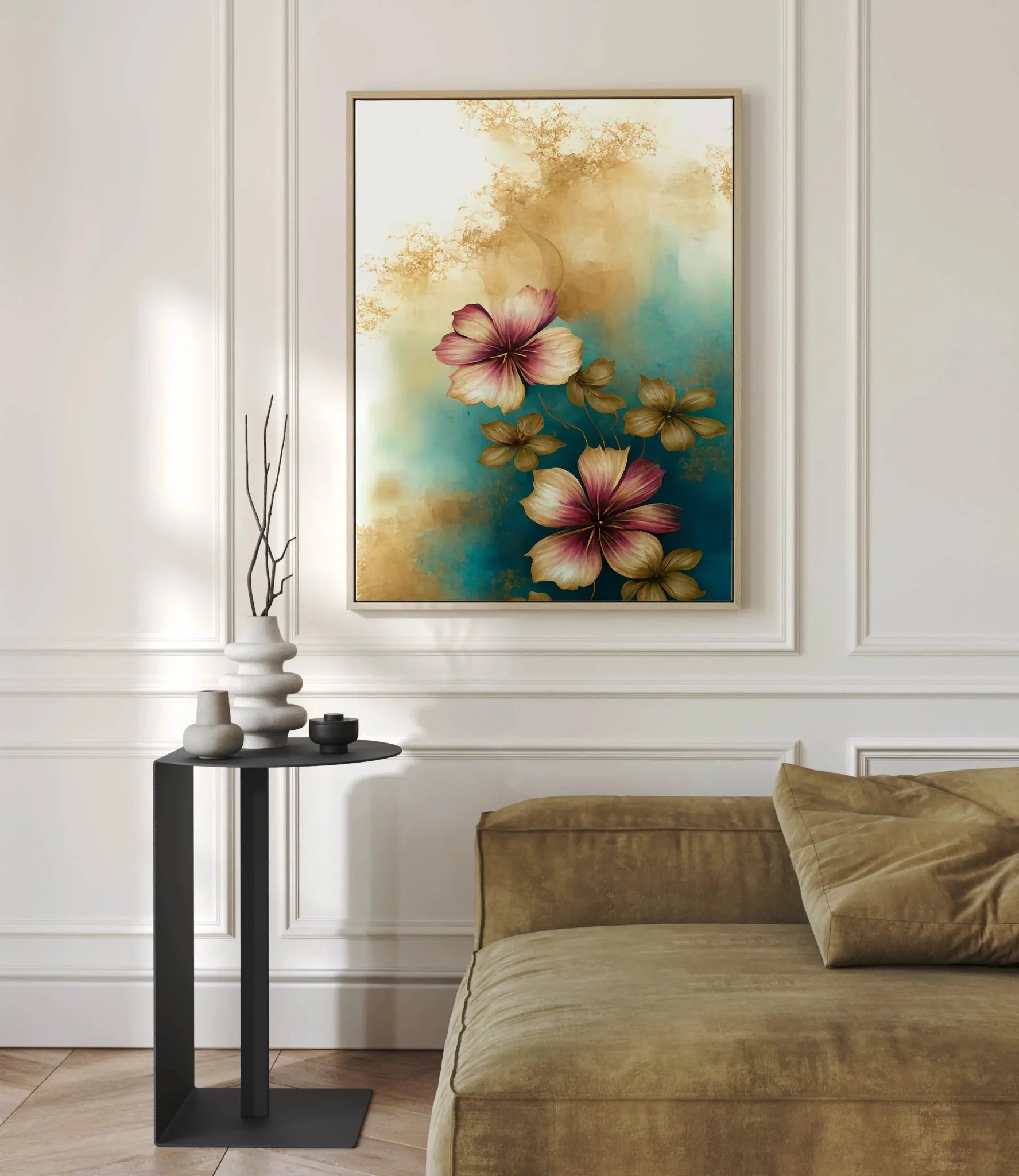 Floral Canvas Wall Art SAD1667 - Posters, Prints, & Visual Artwork