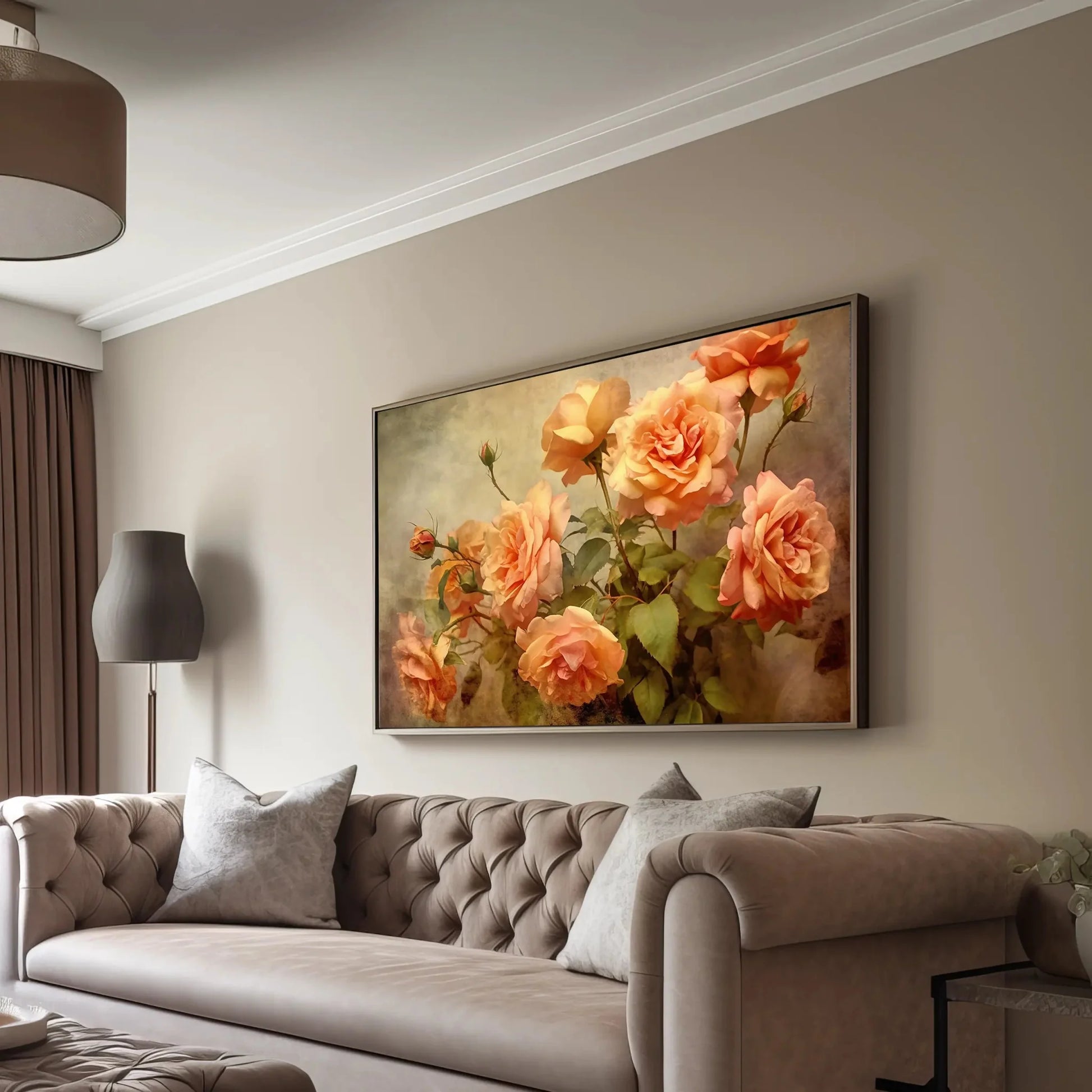 Floral Canvas Wall Art SAD565 - Posters, Prints, & Visual Artwork