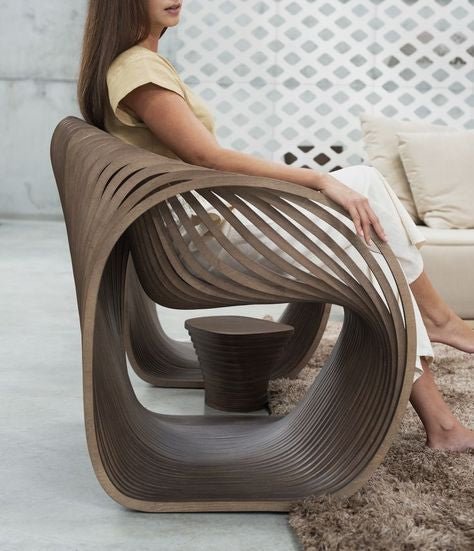 Hollowed Chair - Wooden Chair