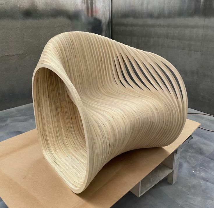 Hollowed Chair - Wooden Chair