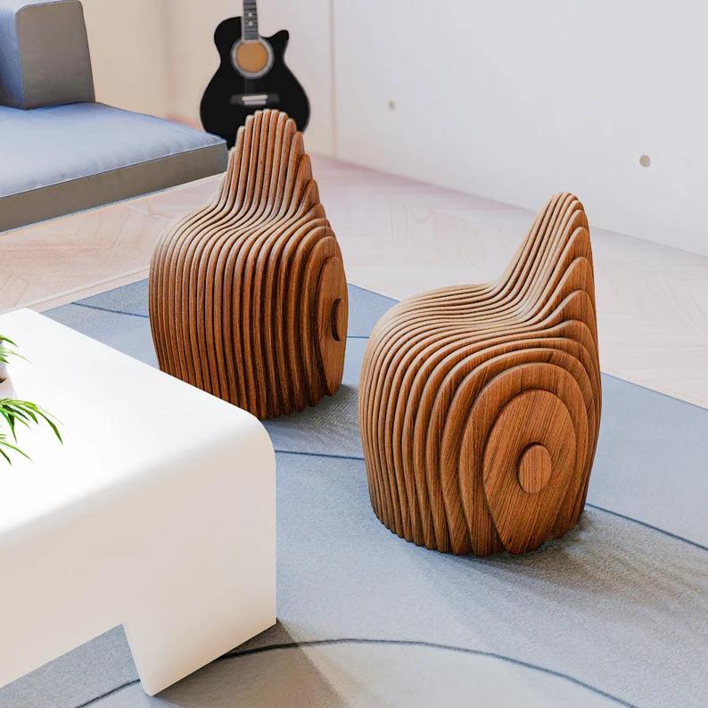 Spekta Stool - Wooden Chair