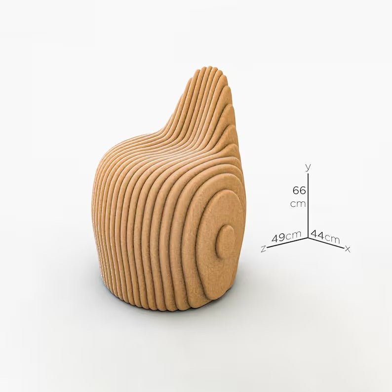 Spekta Stool - Wooden Chair