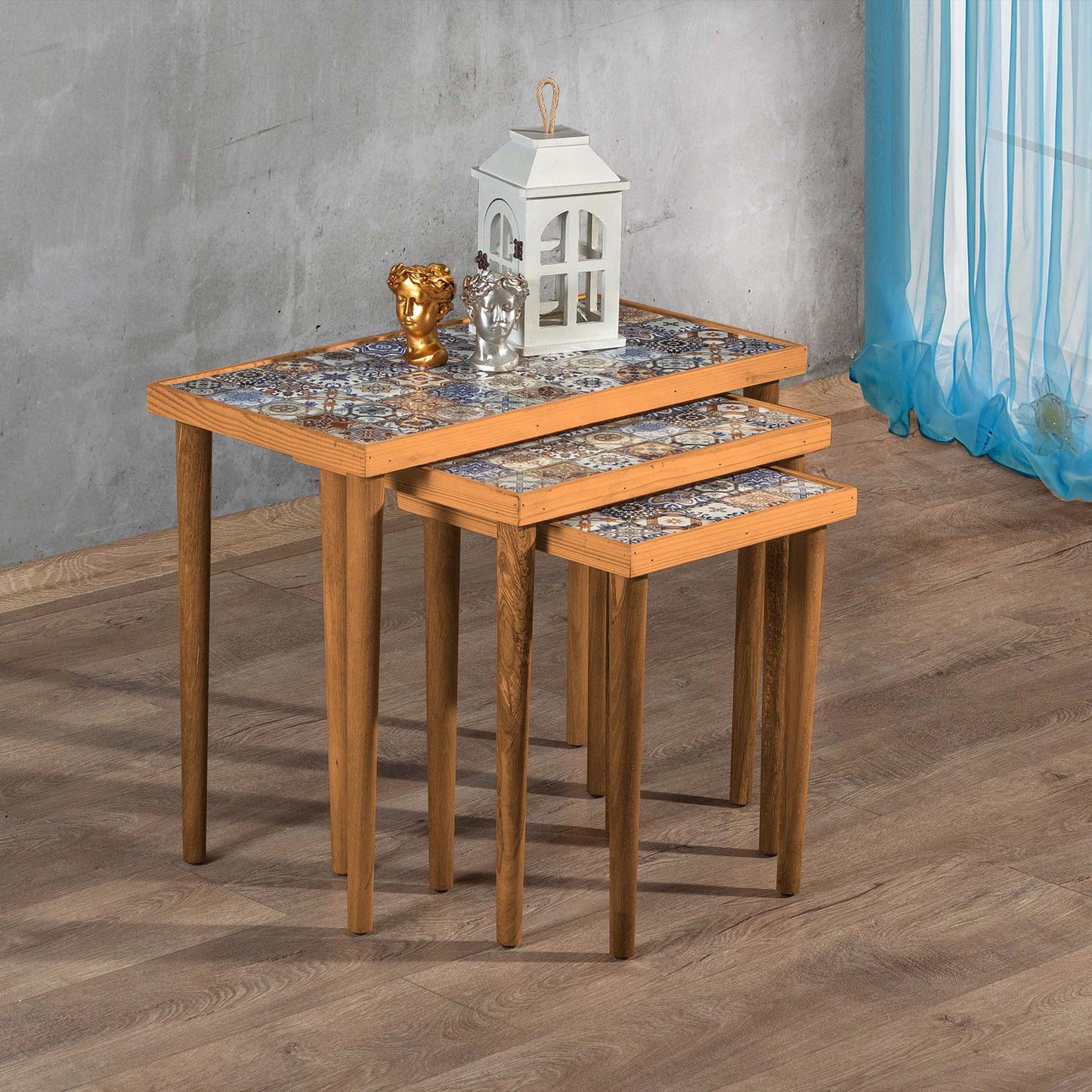 طاولة قهوة سيراميك - 3Pcs - tables